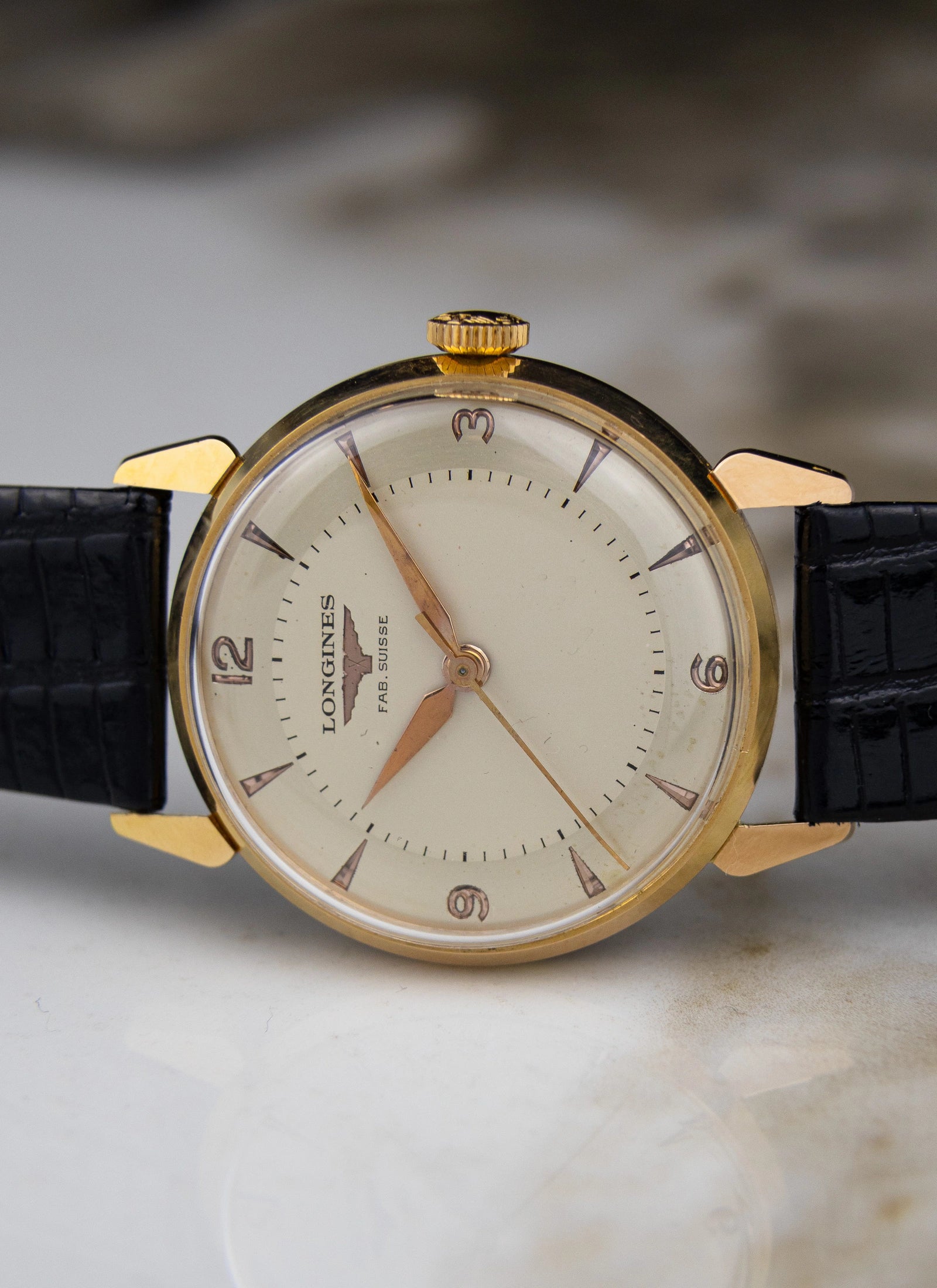 1953 18K Longines Fab. Suisse cal. 27MS