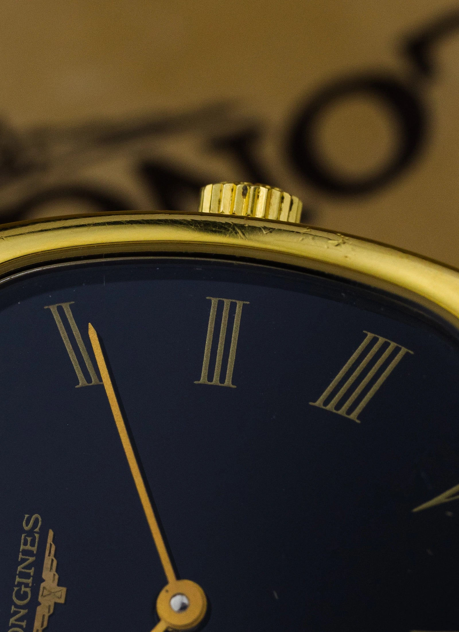 1970s Longines Square Black Roman Dial 4450 cal. L847.4 Serviced Box