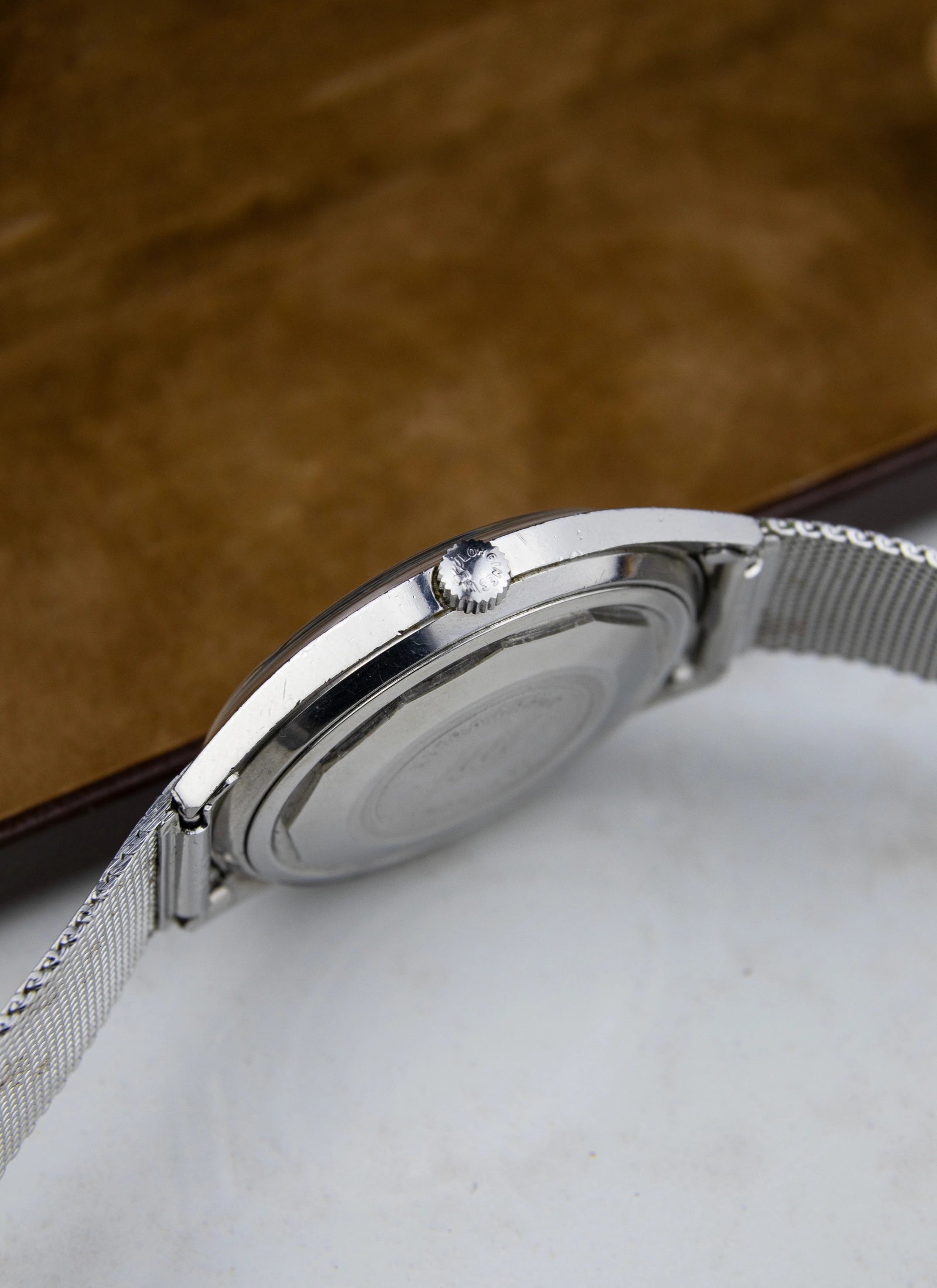 1970s Longines Ultra Chron 8301 Grey Crosshair Dial