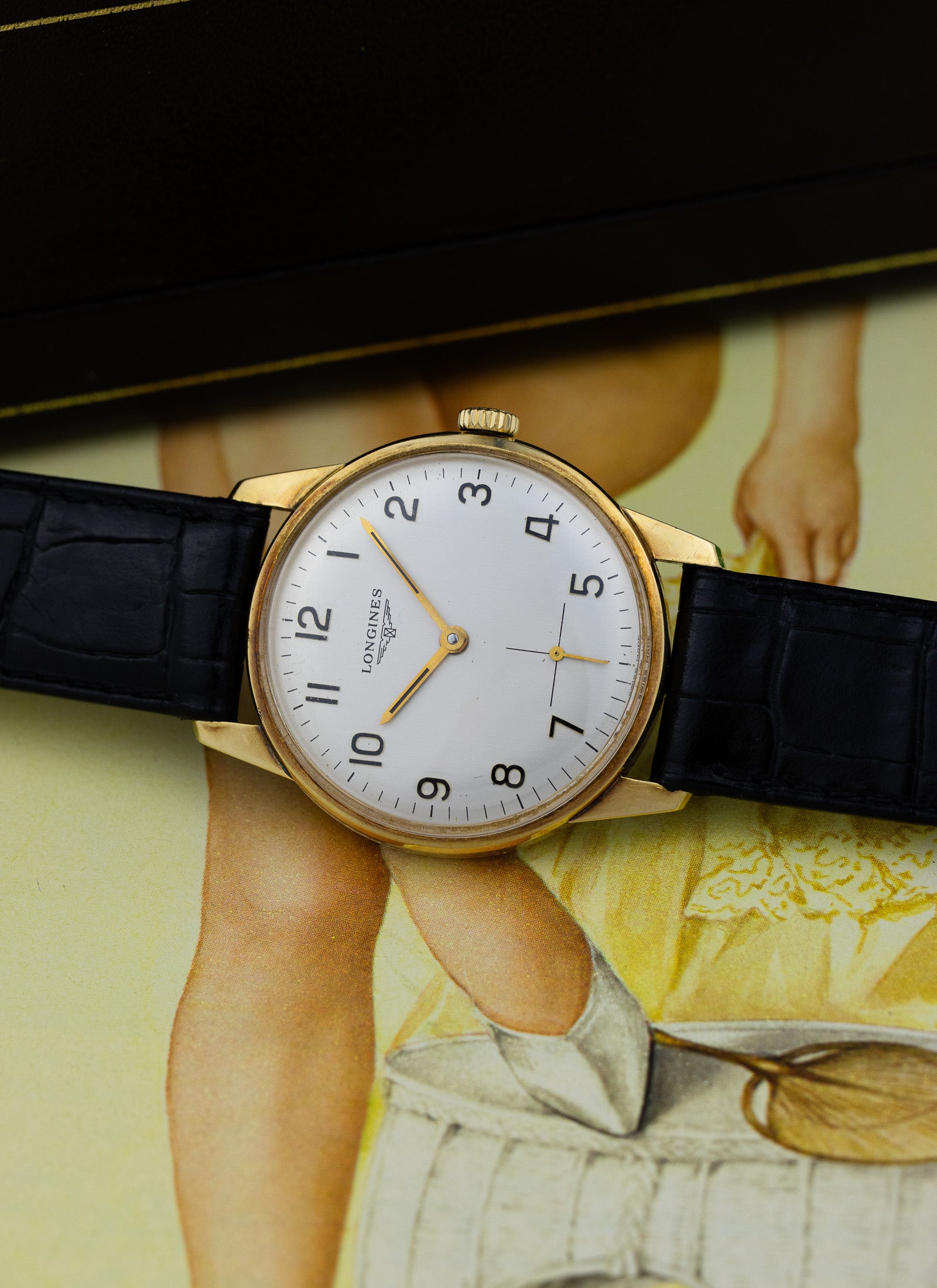 1974 9K Longines 79664 cal. 6922 Serviced Box