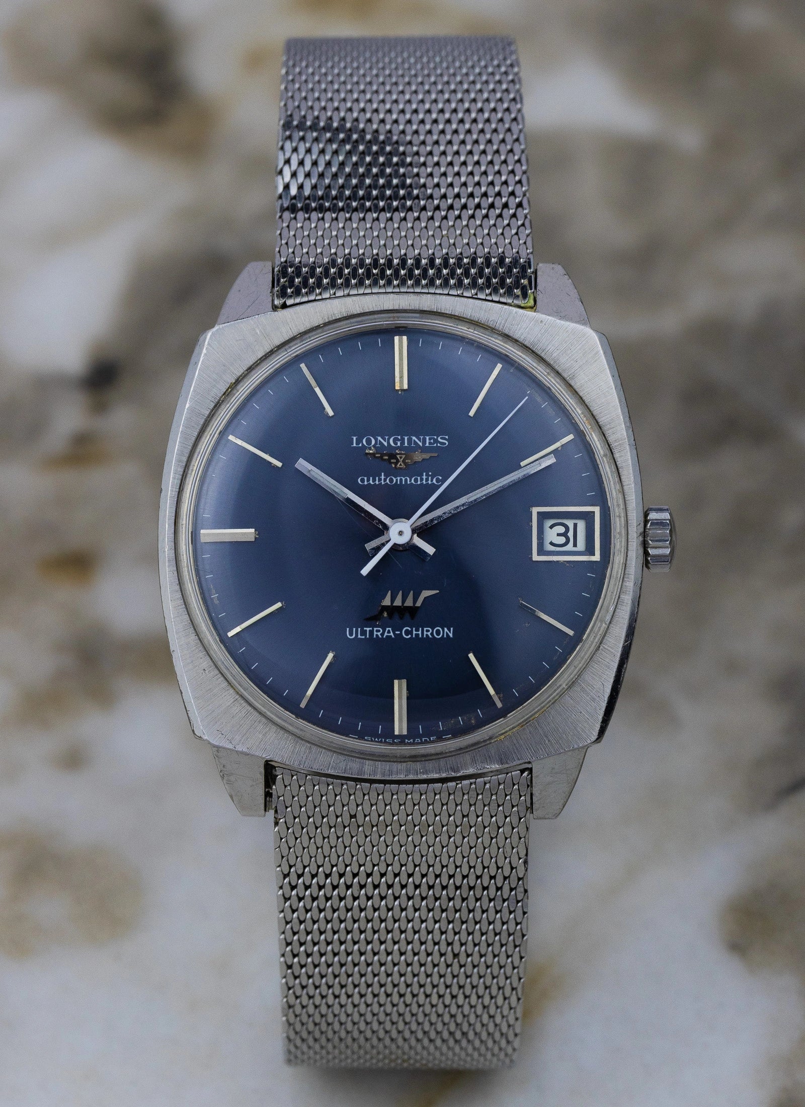 1974 Longines Ultra-Chron Navy Dial 7851 15 cal. 6651