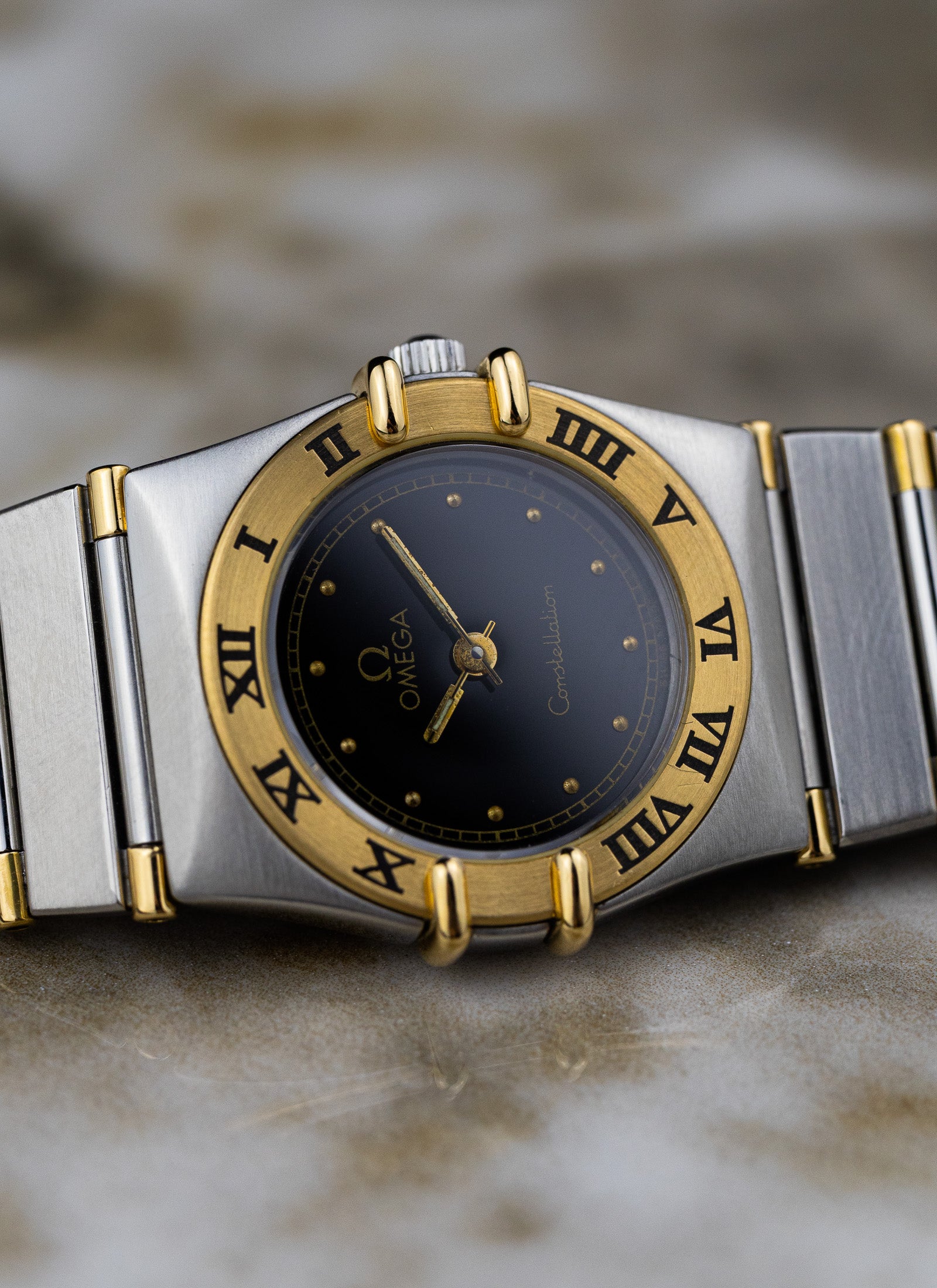 1990 Omega Constellation Manhattan Ref 795.1080 Cal. 1455