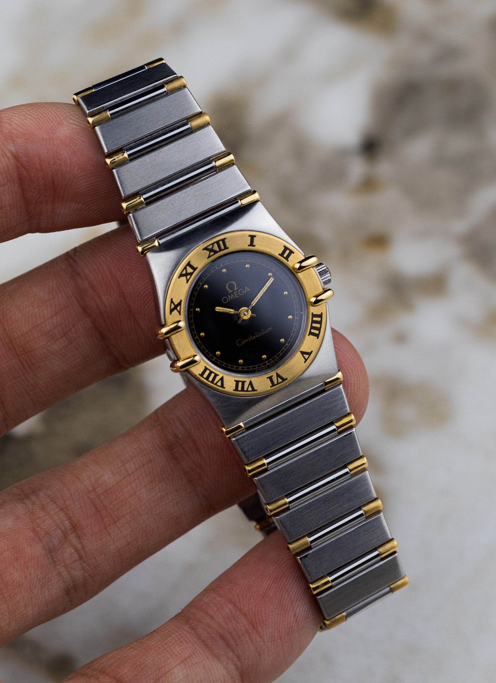1990 Omega Constellation Manhattan Ref 795.1080 Cal. 1455