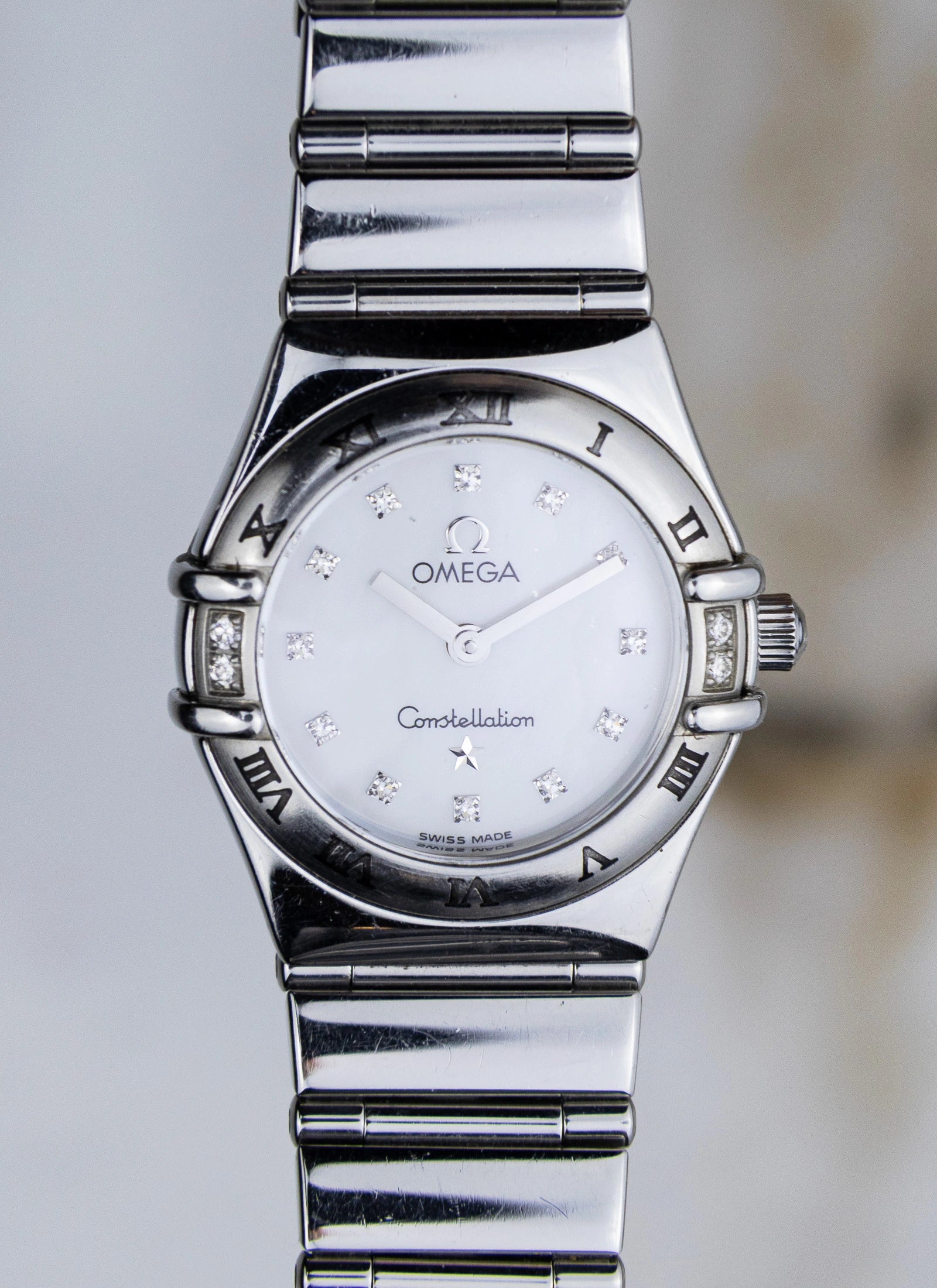 1998 Omega Constellation Diamond MOP Dial 895.1248