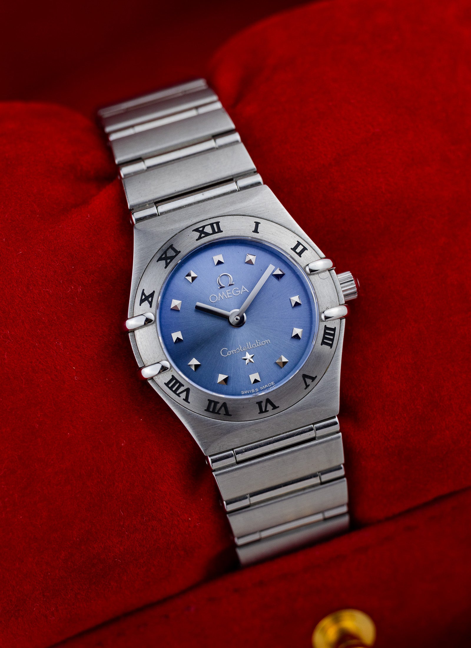 オメガ コンステレーション 795.1203 cal.1456 レディース腕時計 1998 Lady Omega Constellation Blue Dial 795.1203 cal. 1456 Full Set