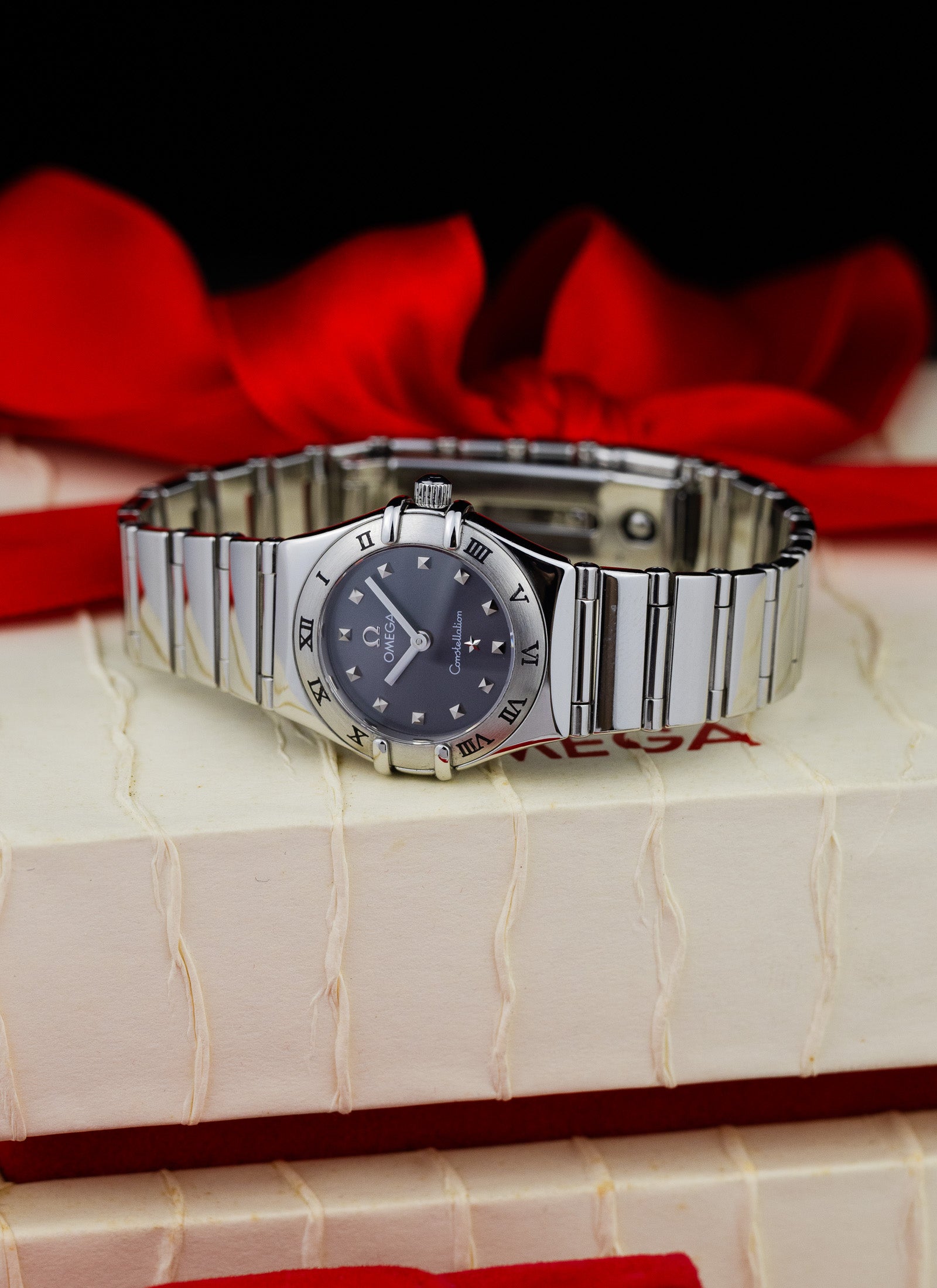 2010s Lady Omega Constellation My Choice Gray Dial 795.1243 cal. 1456 Box