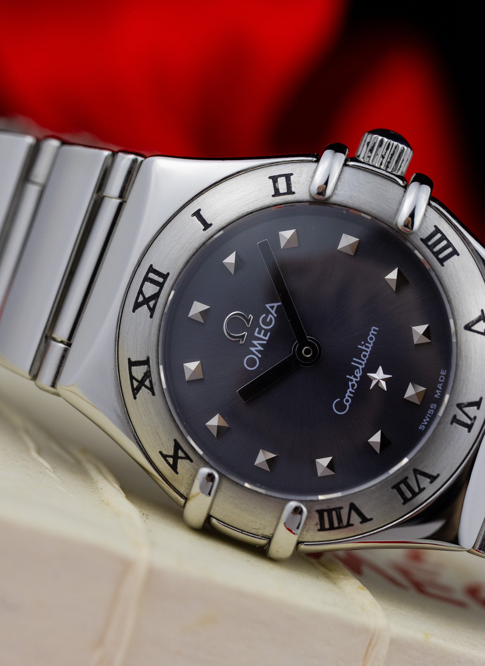 2010s Lady Omega Constellation My Choice Gray Dial 795.1243 cal. 1456 Box