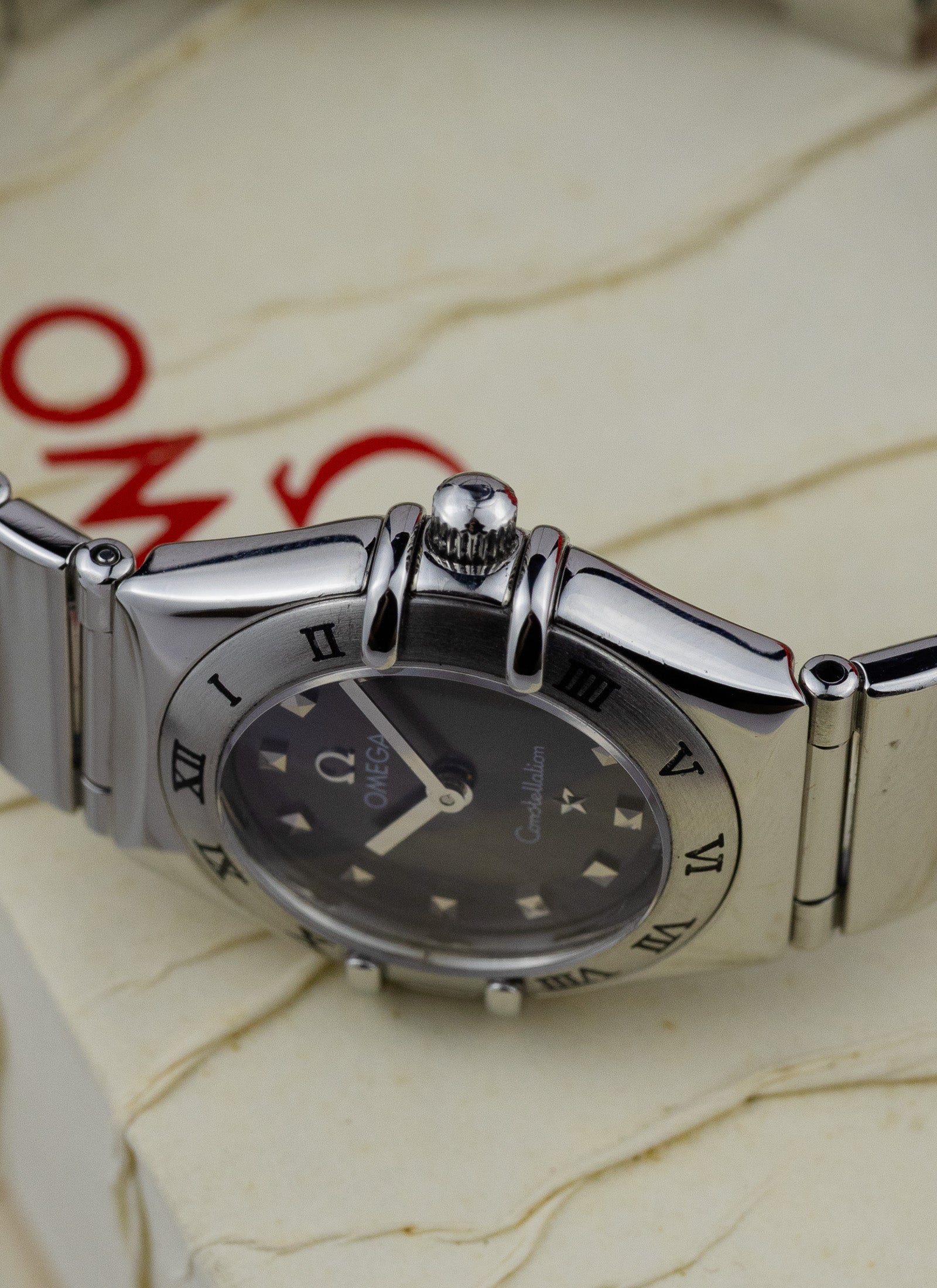 2010s Lady Omega Constellation My Choice Gray Dial 795.1243 cal. 1456 Box