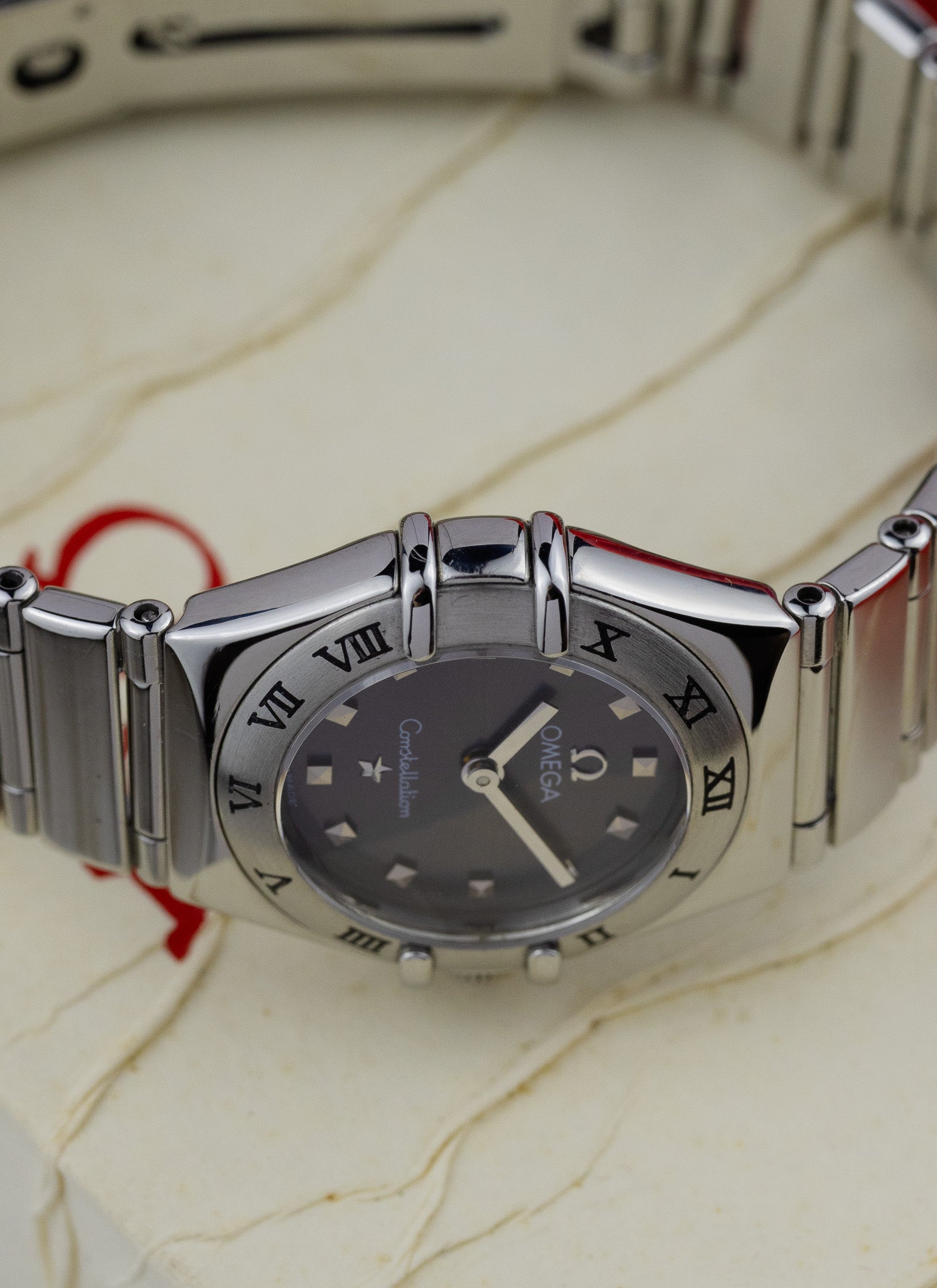 2010s Lady Omega Constellation My Choice Gray Dial 795.1243 cal. 1456 Box