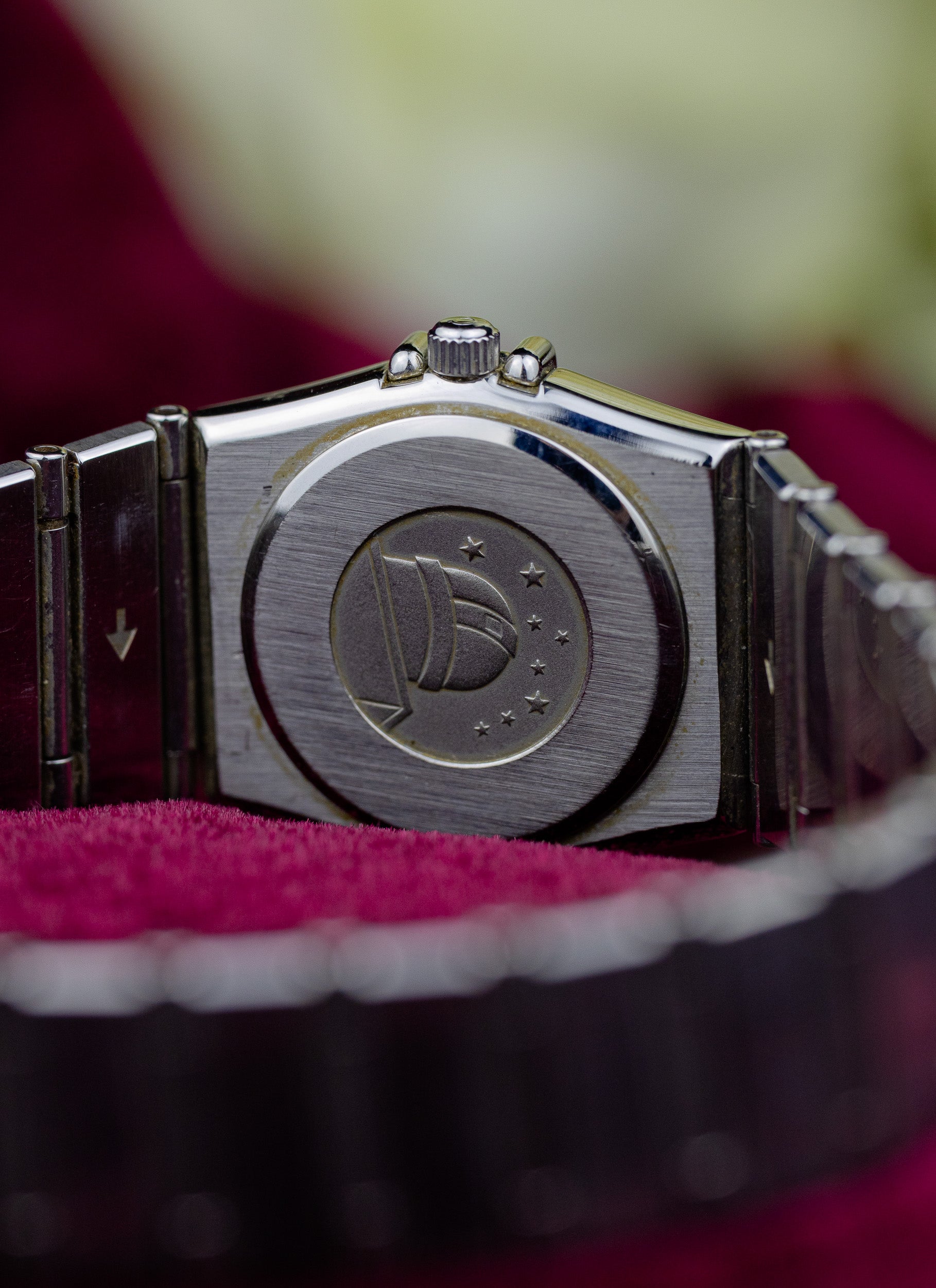 1980s Lady Omega Constellation Black Dial 796.1080