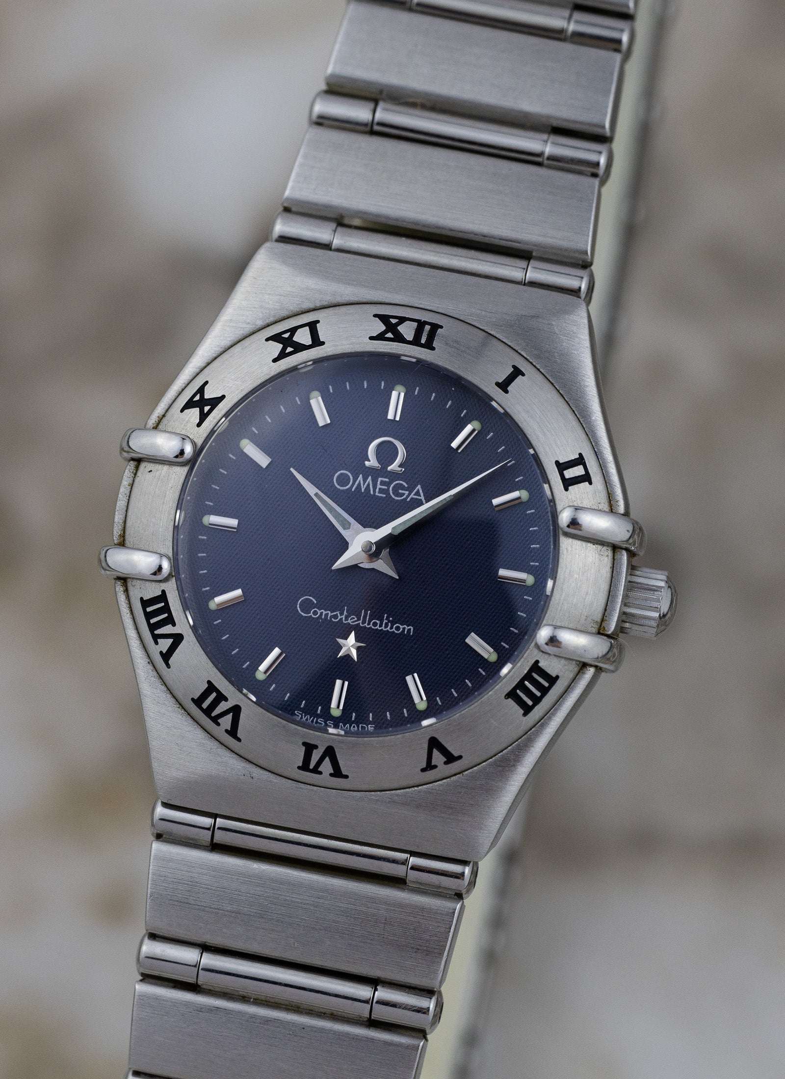 1998 Lady Omega Constellation Grey Dial 795.1203 cal. 1456
