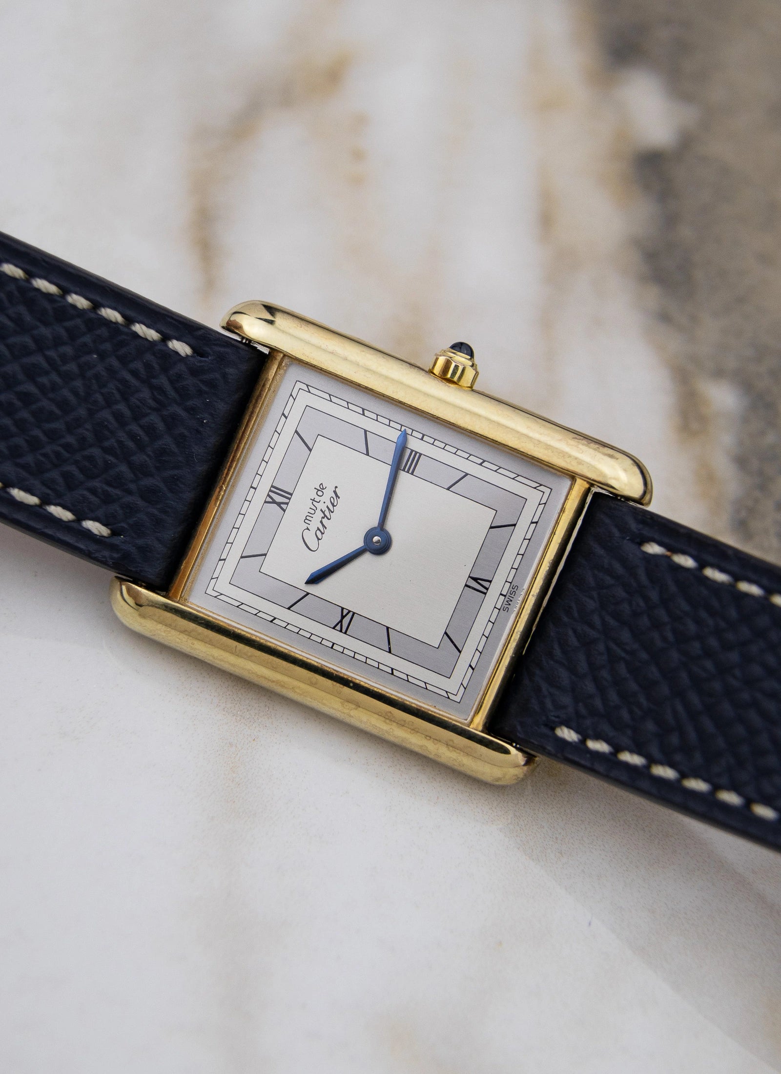 1990s Must de Cartier Tank Art Deco