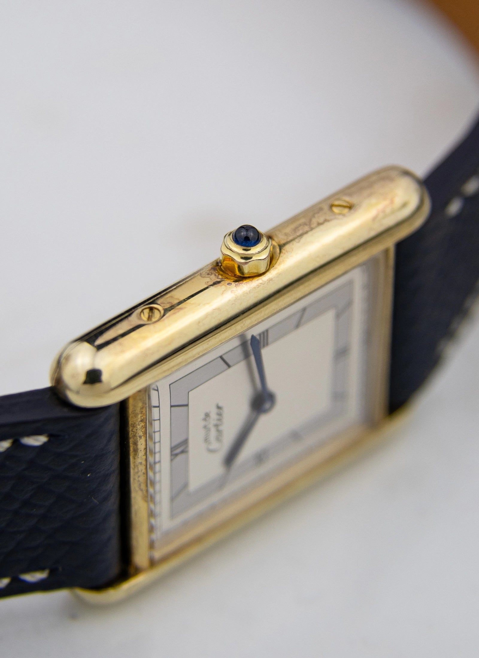 1990s Must de Cartier Tank Art Deco