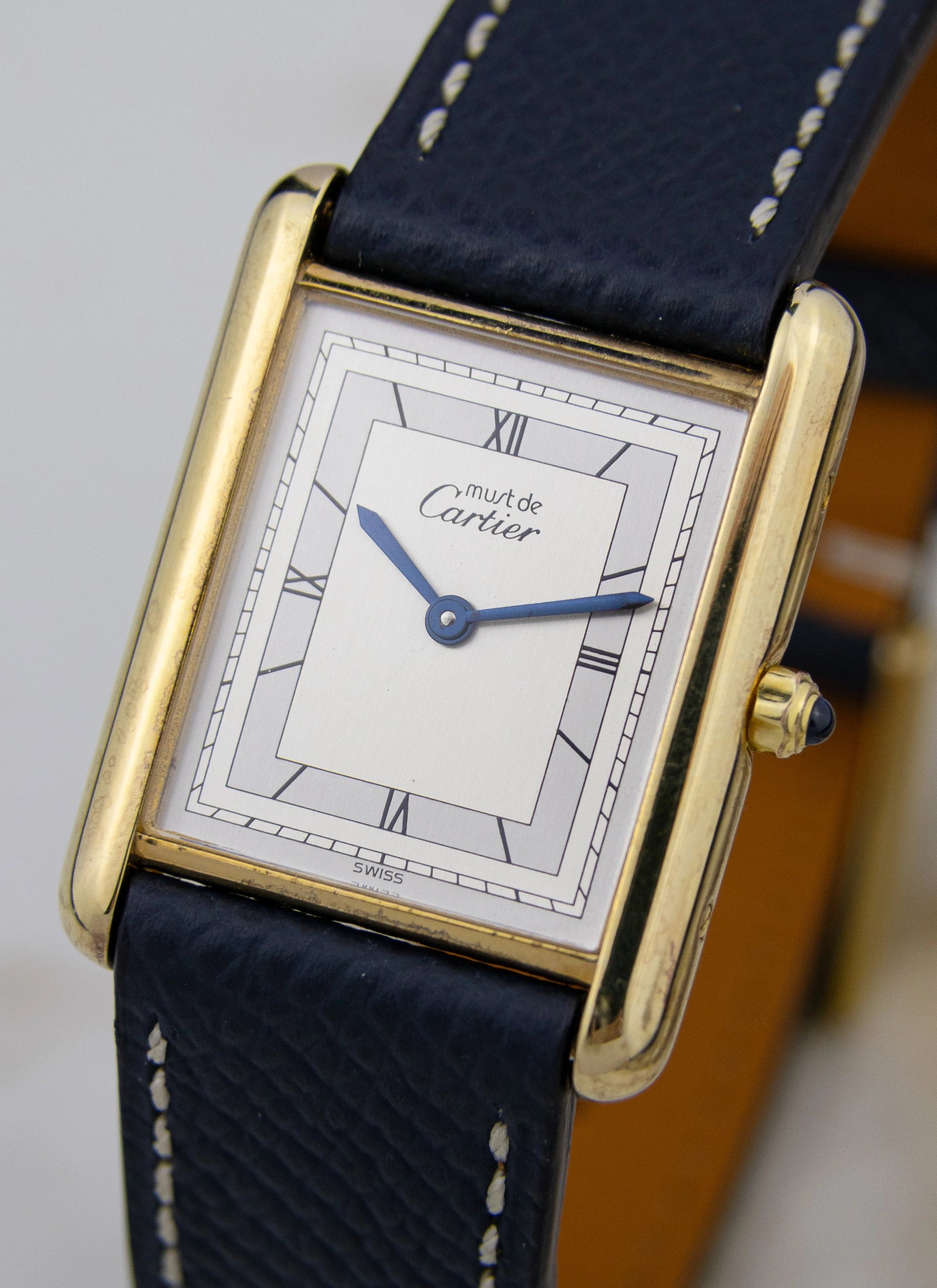 1990s Must de Cartier Tank Art Deco