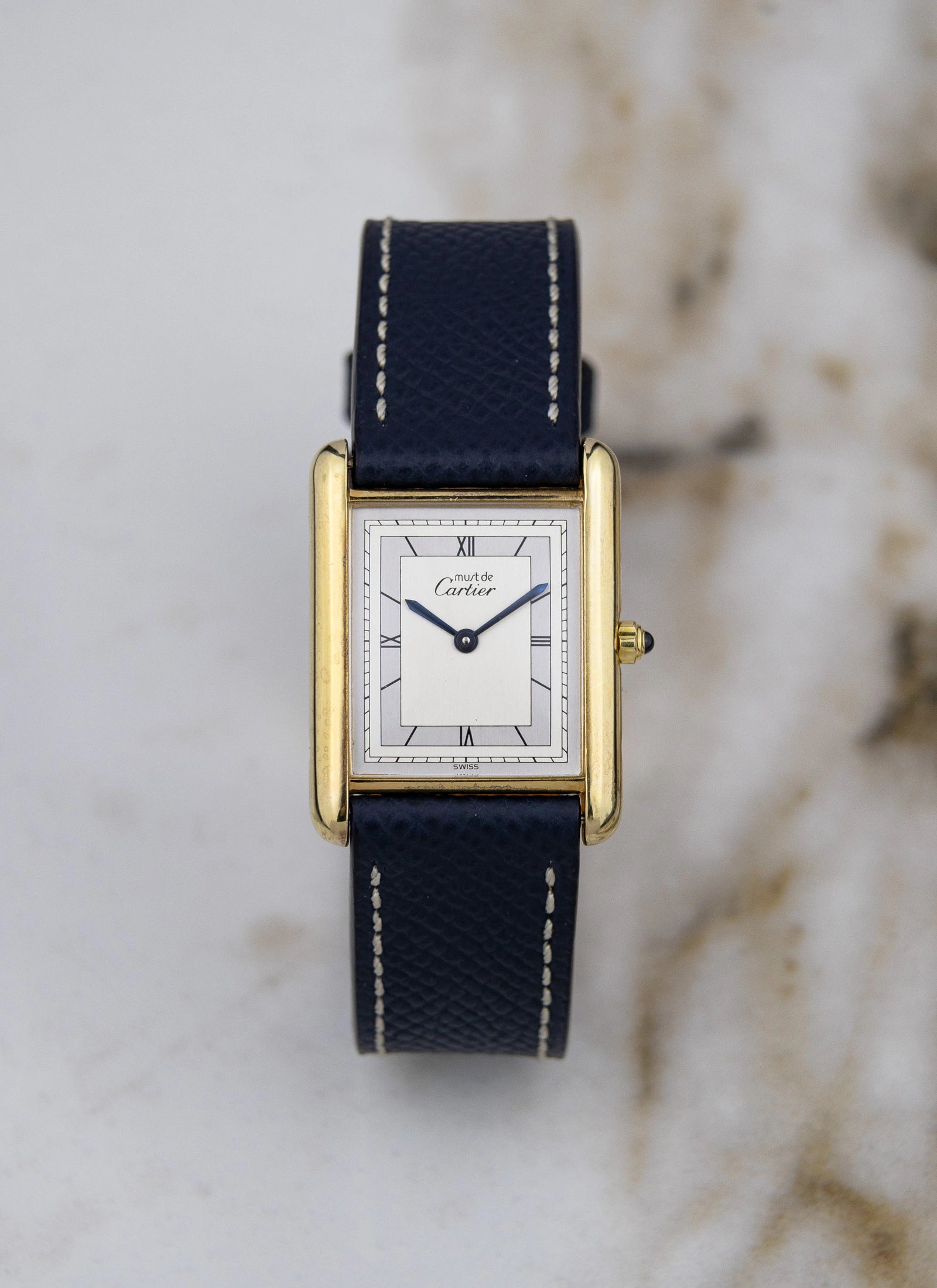 1990s Must de Cartier Tank Art Deco