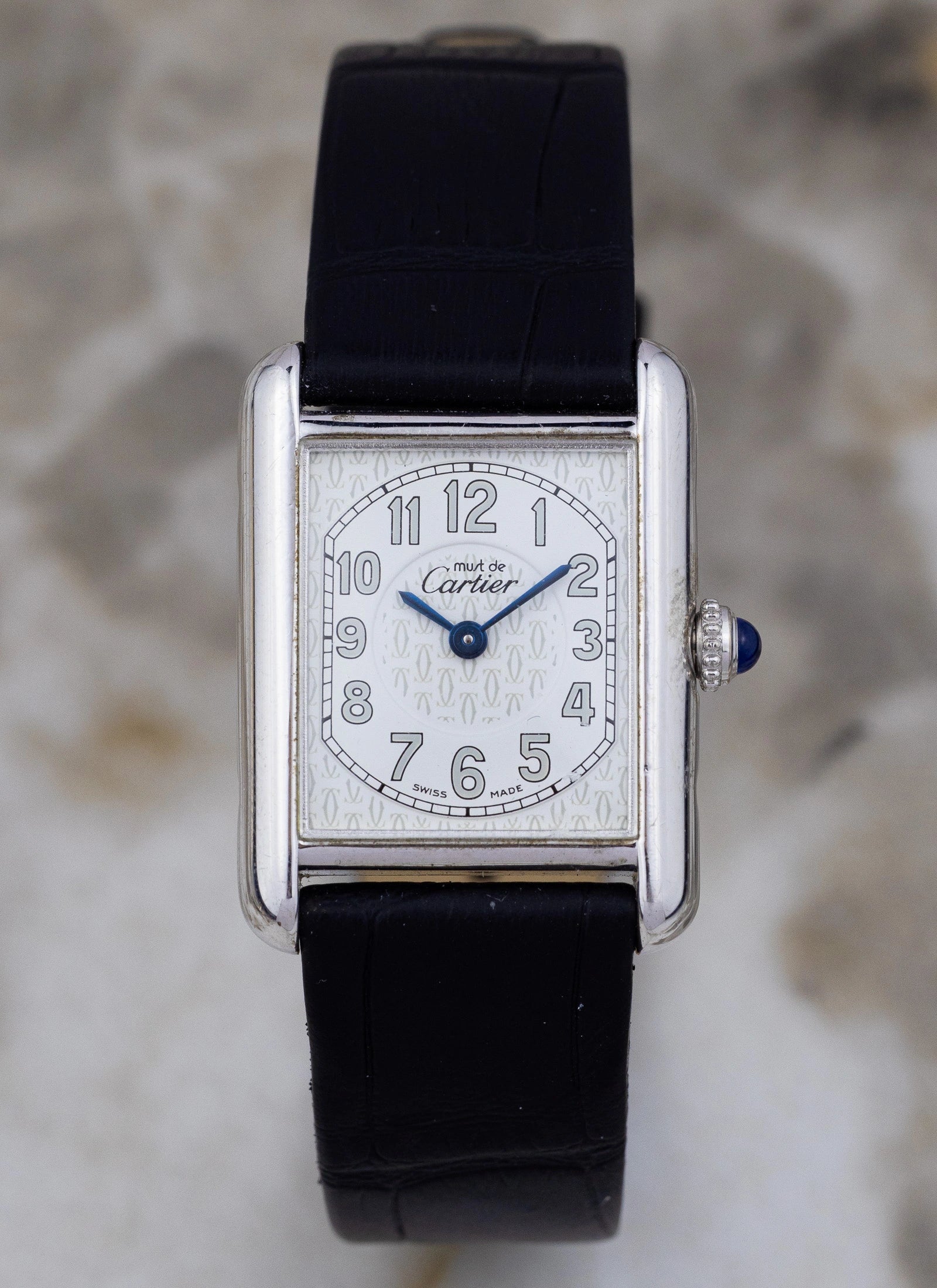 1990s Lady Must De Cartier Tank 2416 Silver