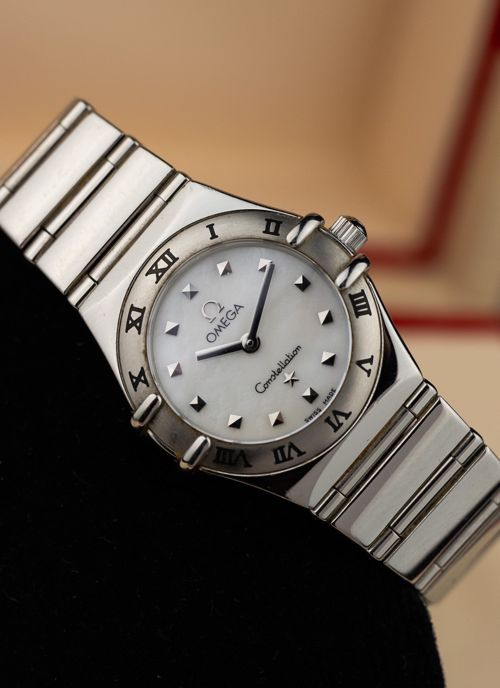 1998 Lady Omega Constellation My Choice MOP Dial 1561.71 Box