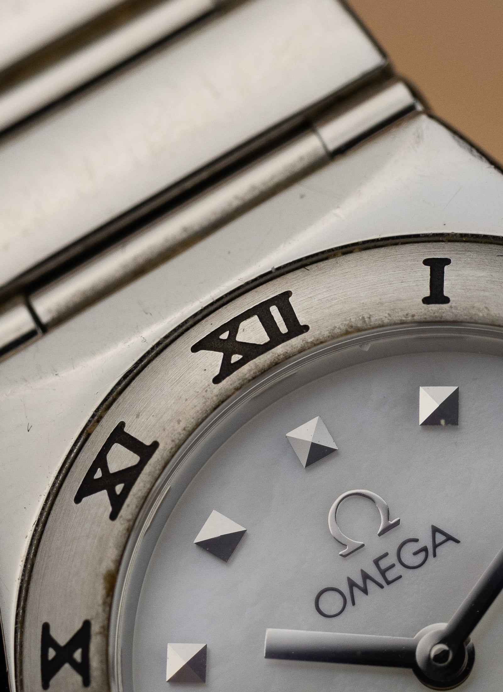 1998 Lady Omega Constellation My Choice MOP Dial 1561.71 Box