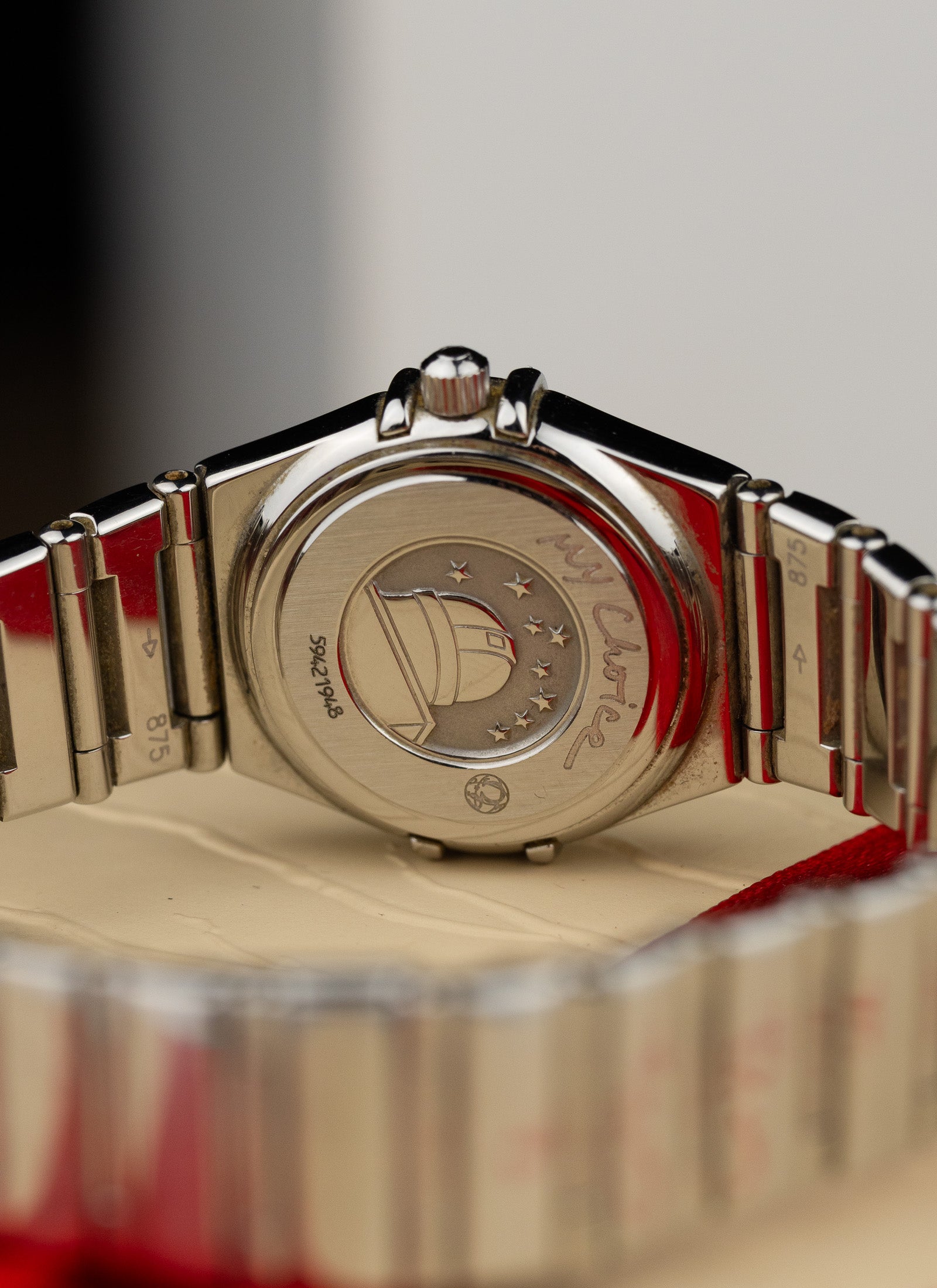 1998 Lady Omega Constellation My Choice MOP Dial 1561.71 Box