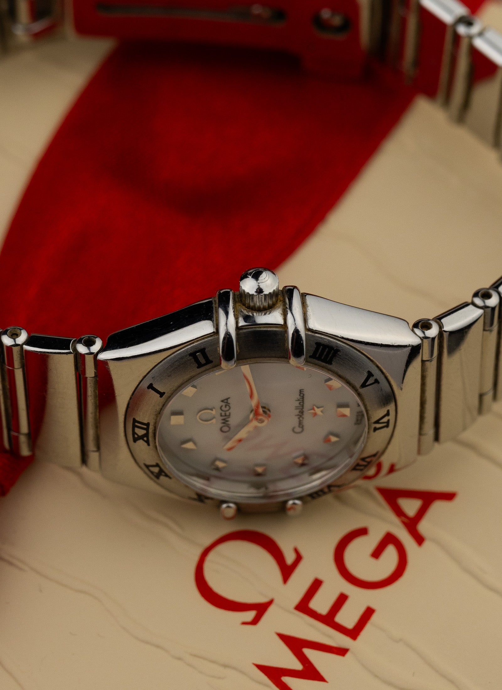 1998 Lady Omega Constellation My Choice MOP Dial 1561.71 Box