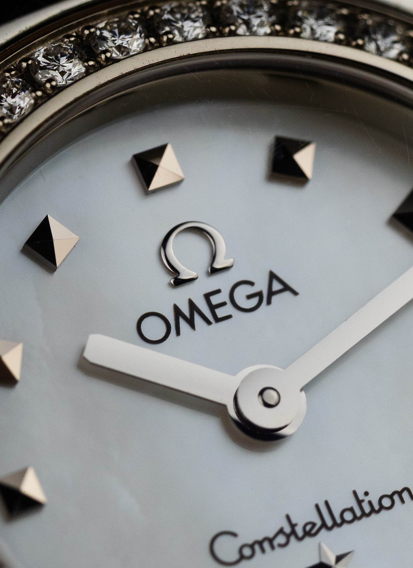 1998 Lady Omega Constellation My Choice Diamonds Bezel 1465.71.0 Box