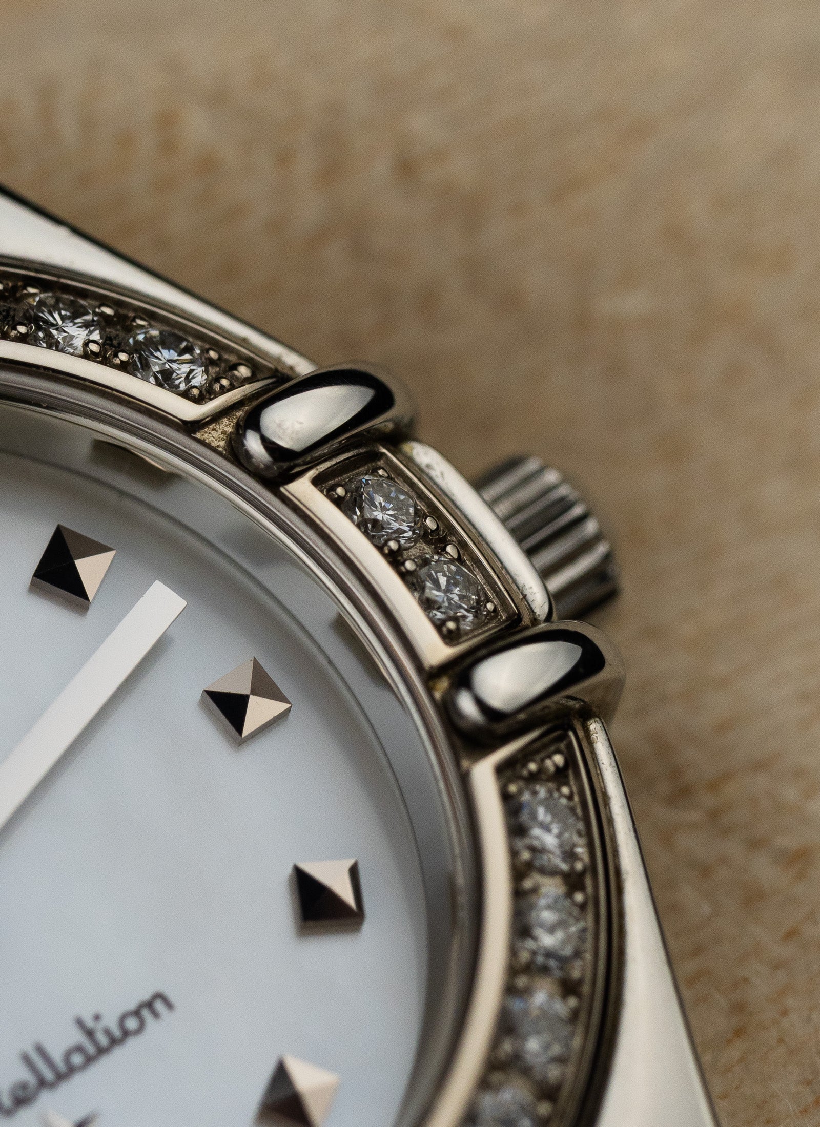 1998 Lady Omega Constellation My Choice Diamonds Bezel 1465.71.0 Box
