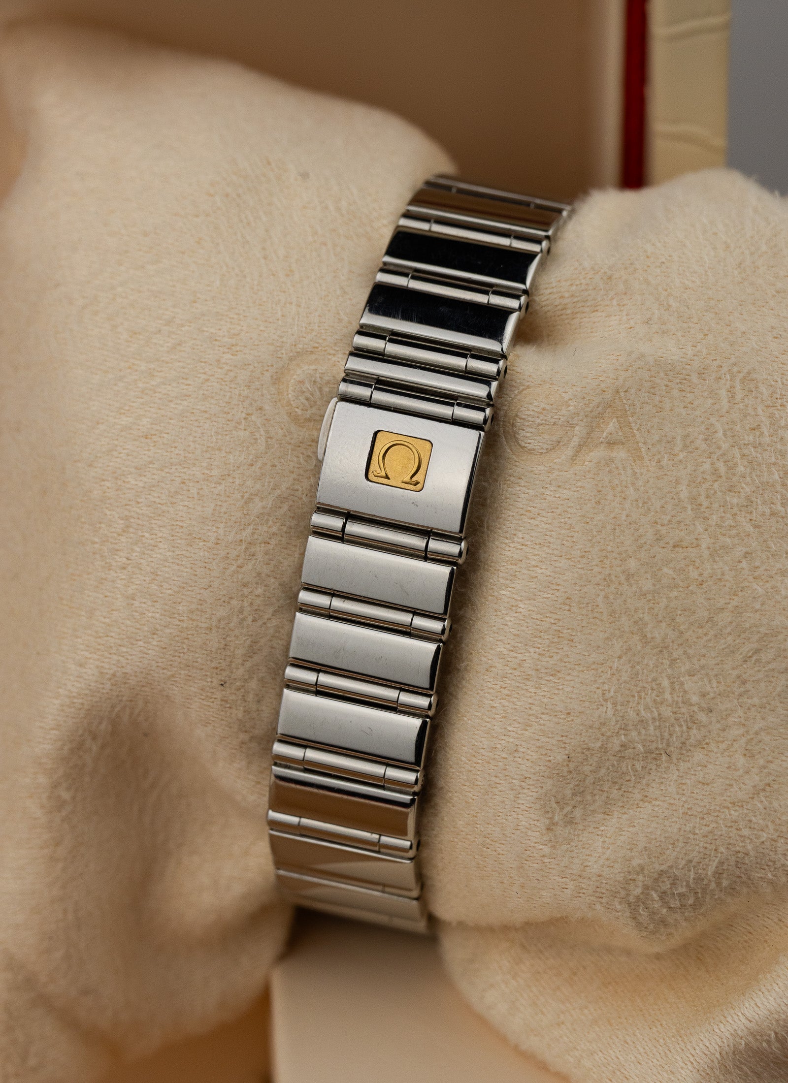 1998 Lady Omega Constellation My Choice Diamonds Bezel 1465.71.0 Box