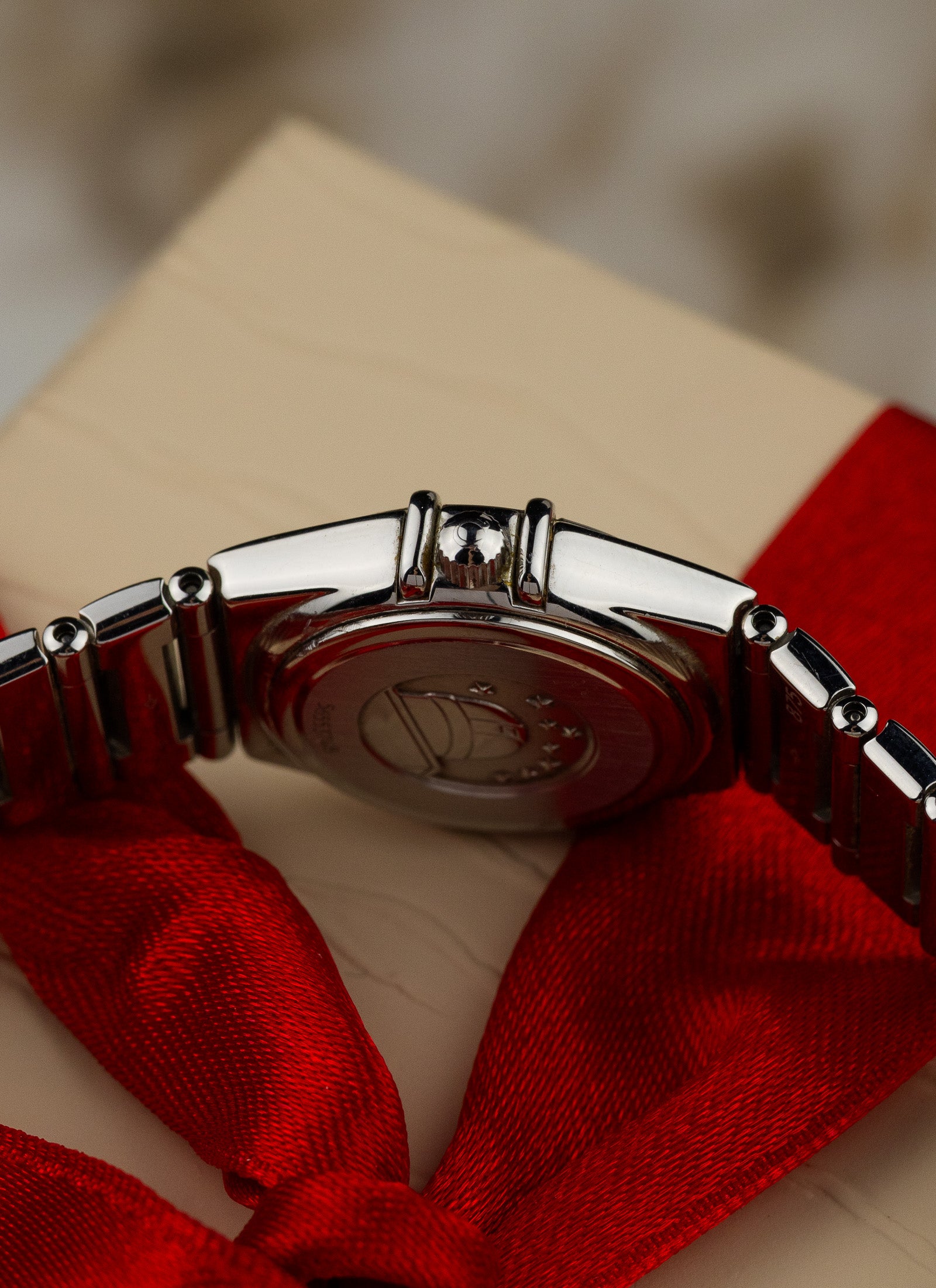 1998 Lady Omega Constellation My Choice Diamonds Bezel 1465.71.0 Box