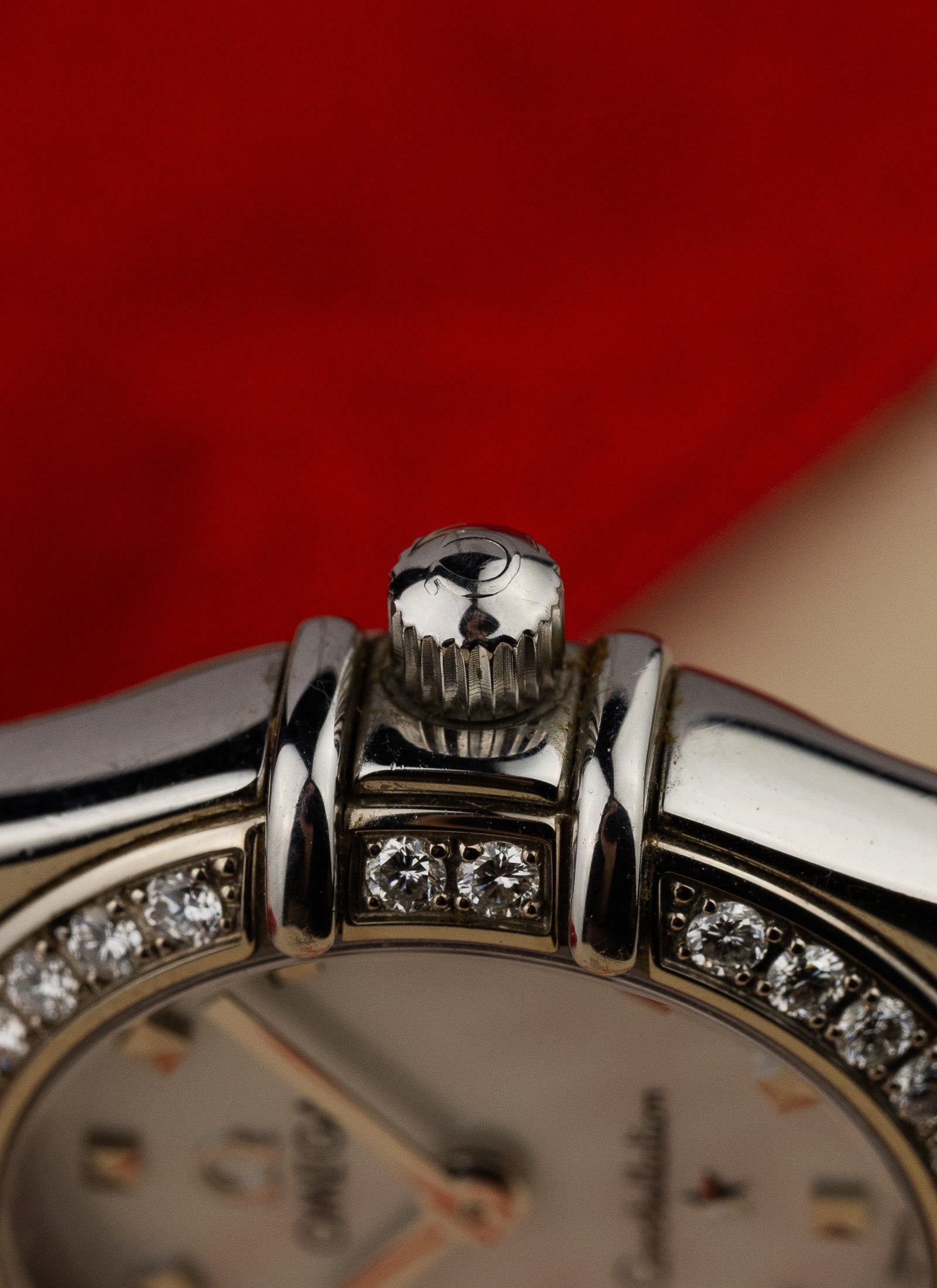 1998 Lady Omega Constellation My Choice Diamonds Bezel 1465.71.0 Box
