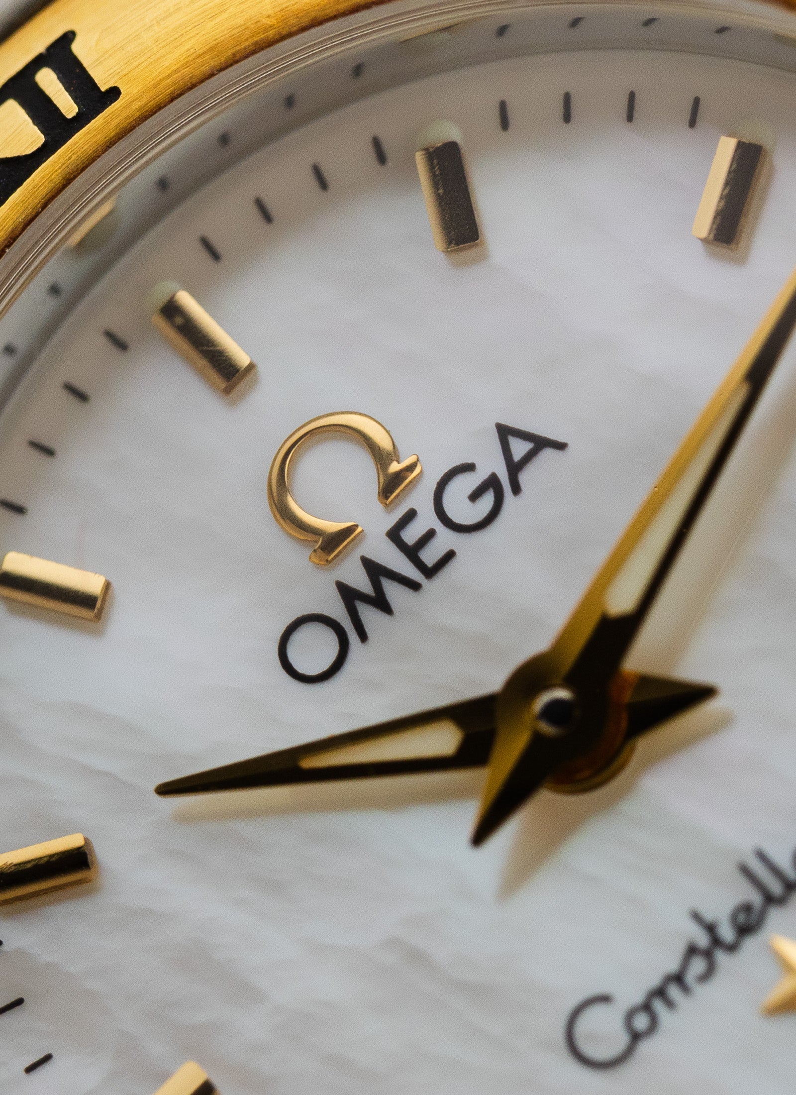 1998 Lady Omega Constellation Bicolor MOP Dial 1362.70 Full Set