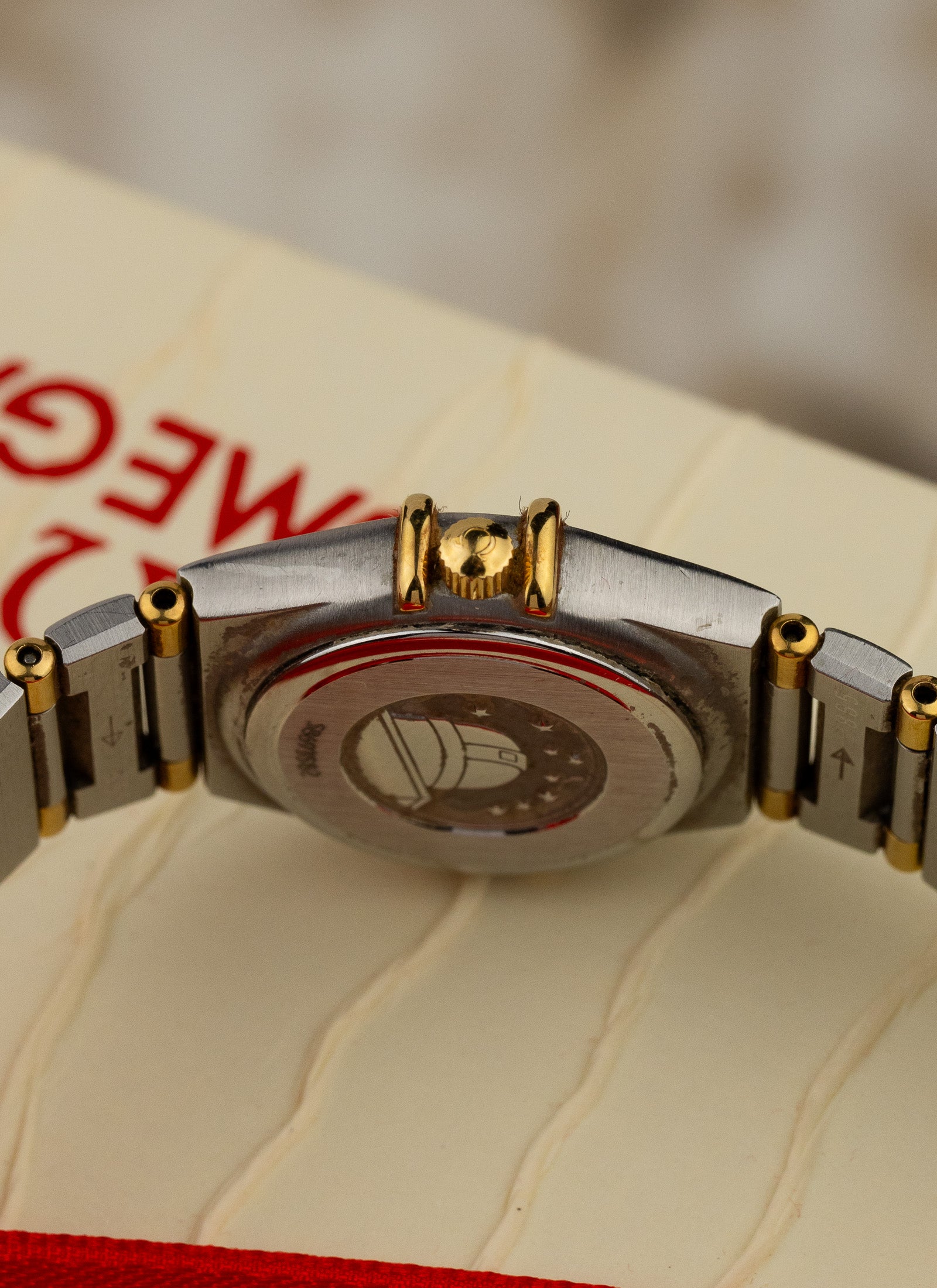 1998 Lady Omega Constellation Bicolor MOP Dial 1362.70 Full Set