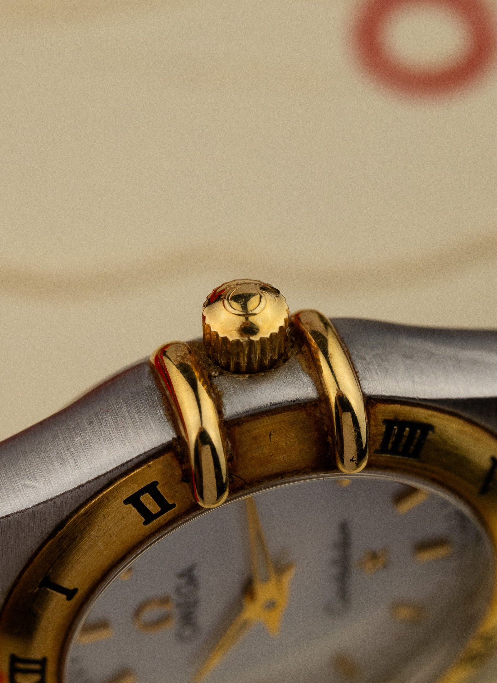 1998 Lady Omega Constellation Bicolor MOP Dial 1362.70 Full Set