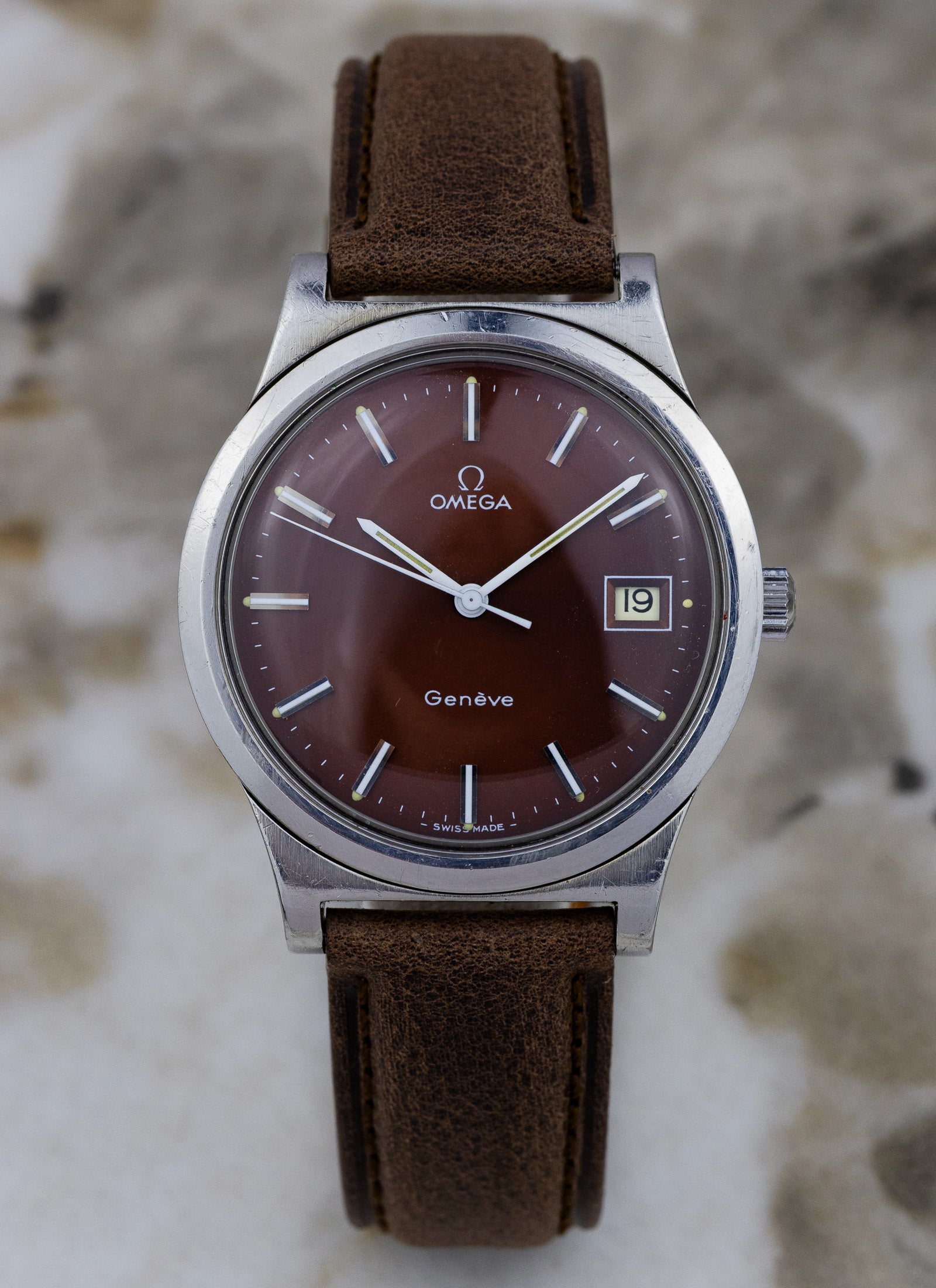 1975 Omega Geneve Bordeaux Dial 136.0102 cal. 1030 OPIS*