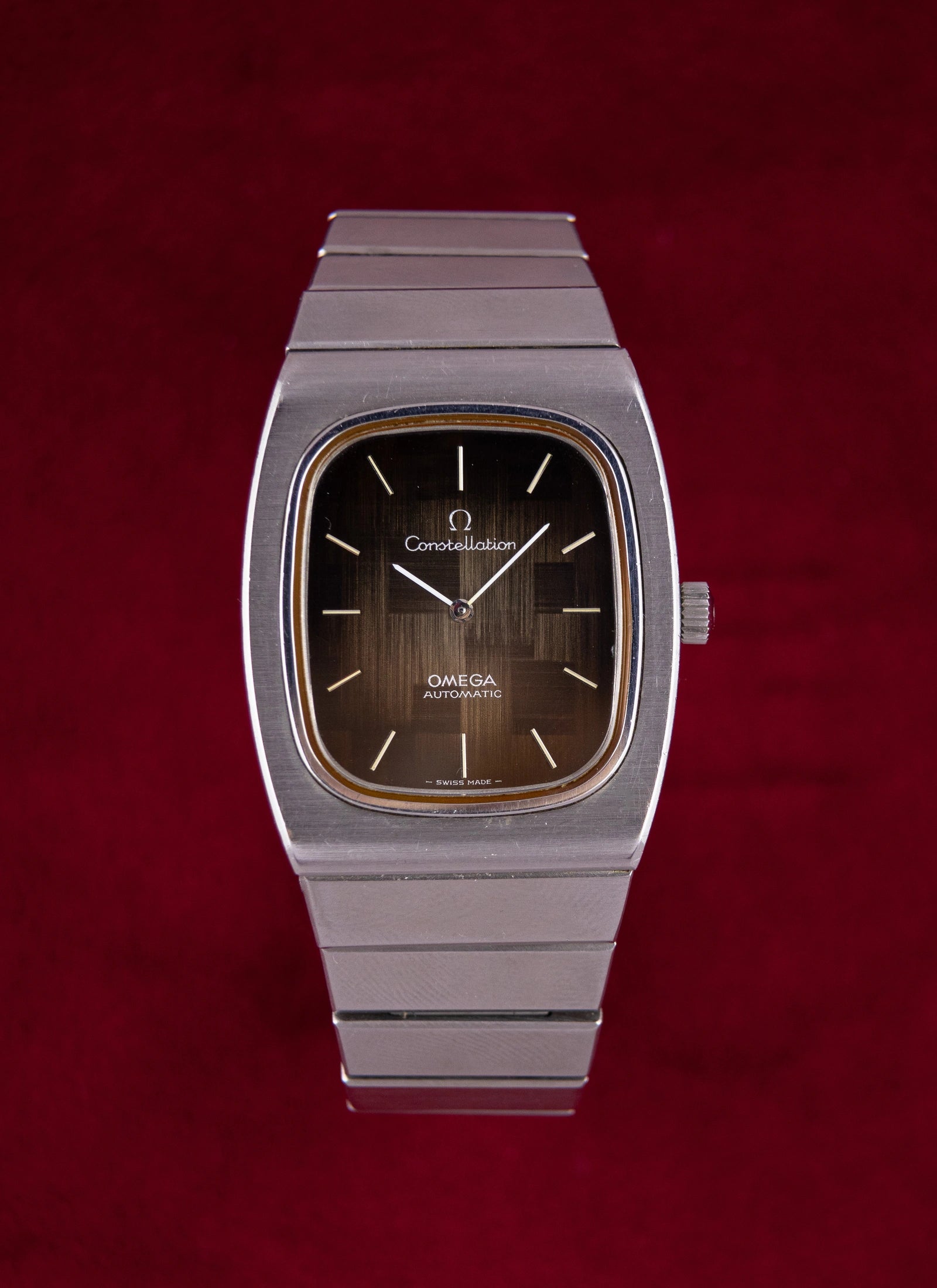 1974 Omega Constellation 155.022 cal. 711 Brown Mosaic Dial