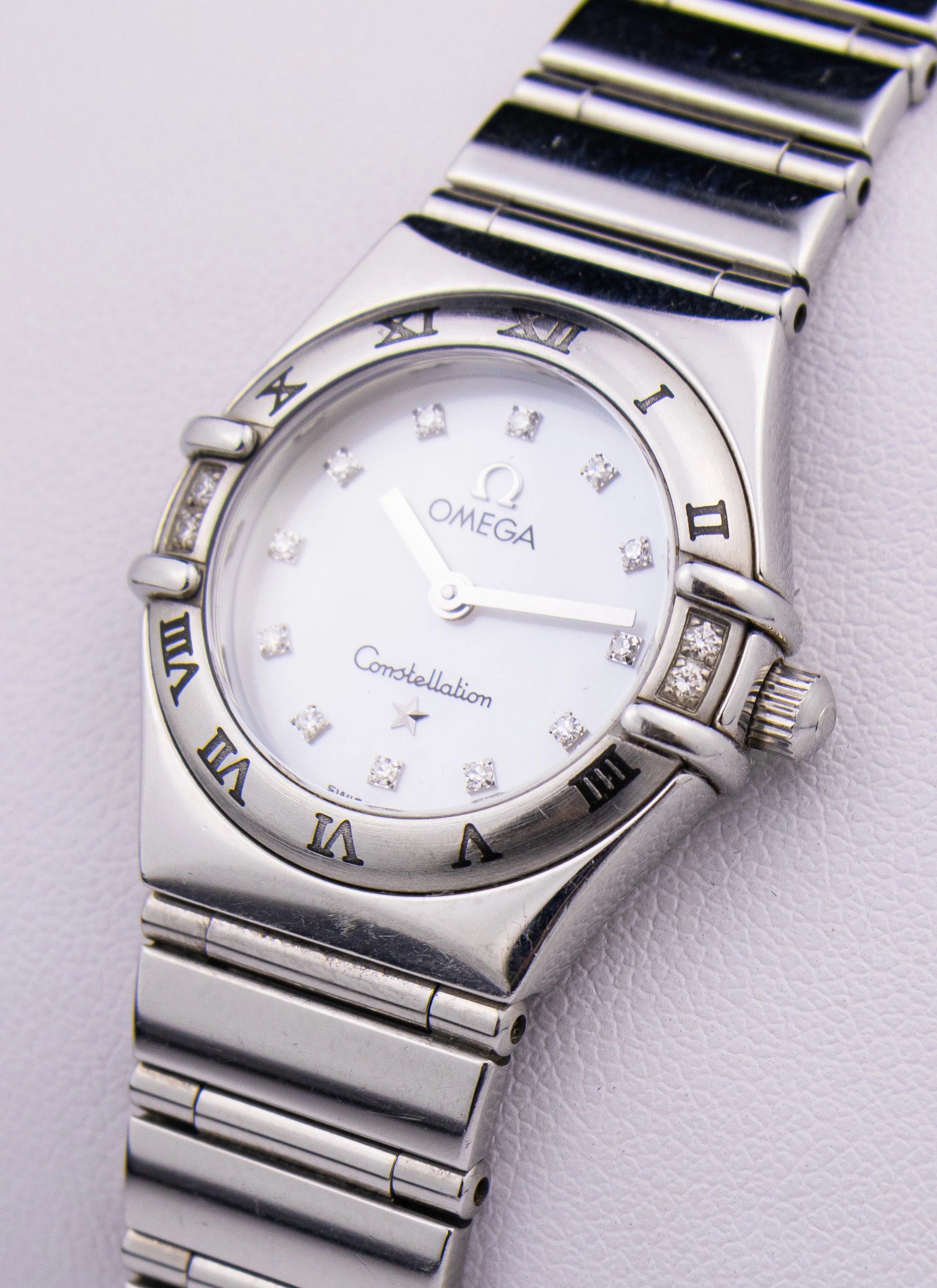 1998 Omega Constellation Diamond MOP Dial 895.1248