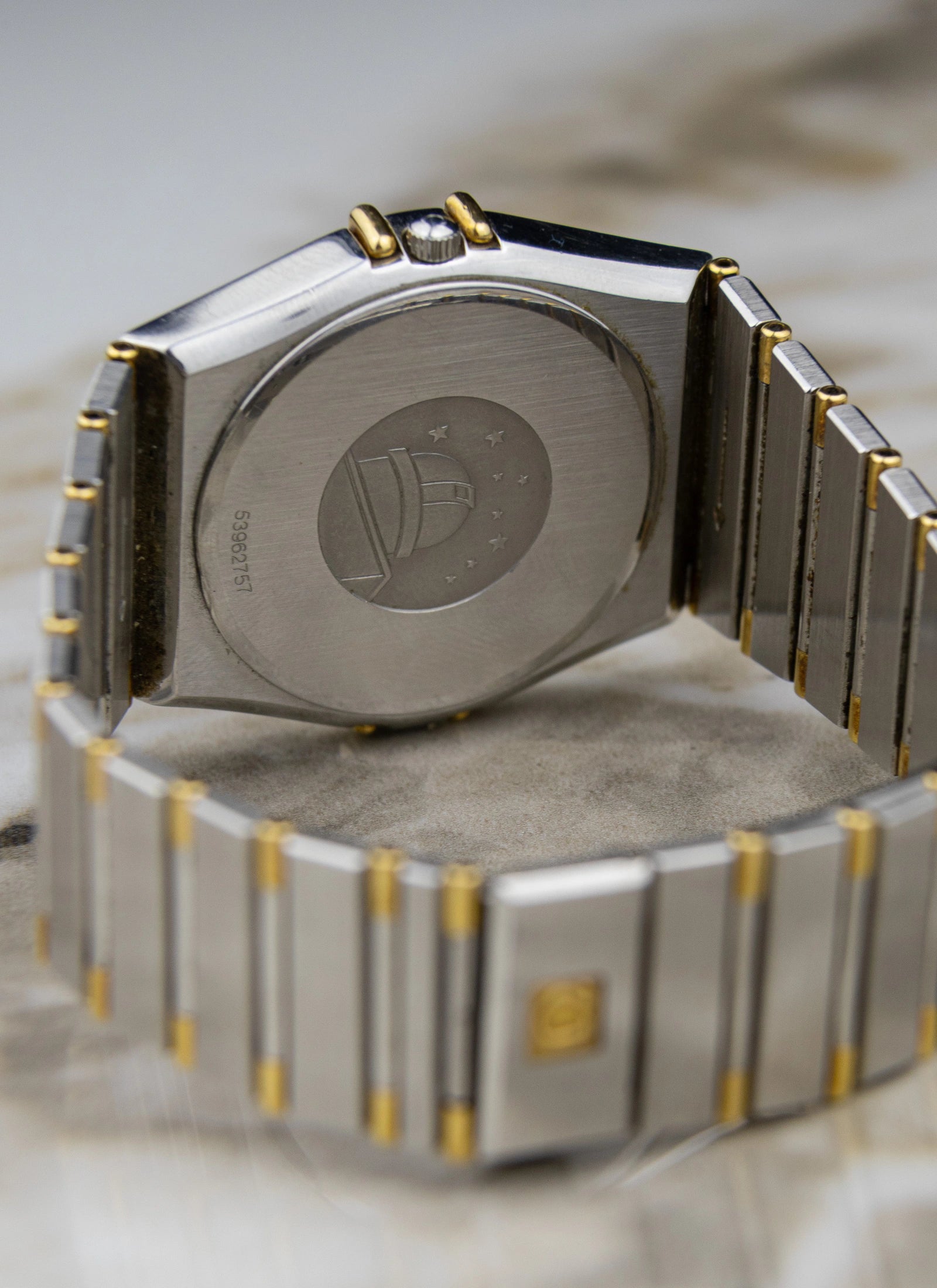 1991 Omega Constellation Manhattan Day-Date 398.0869 cal.