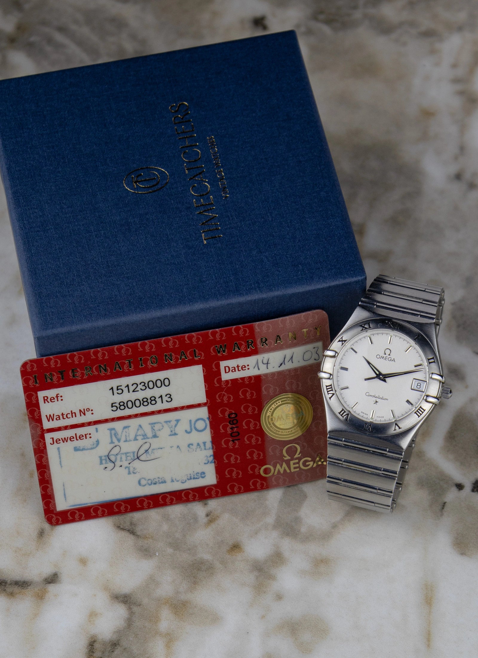 1998 Omega Constellation Manhattan 1512.03 Papers