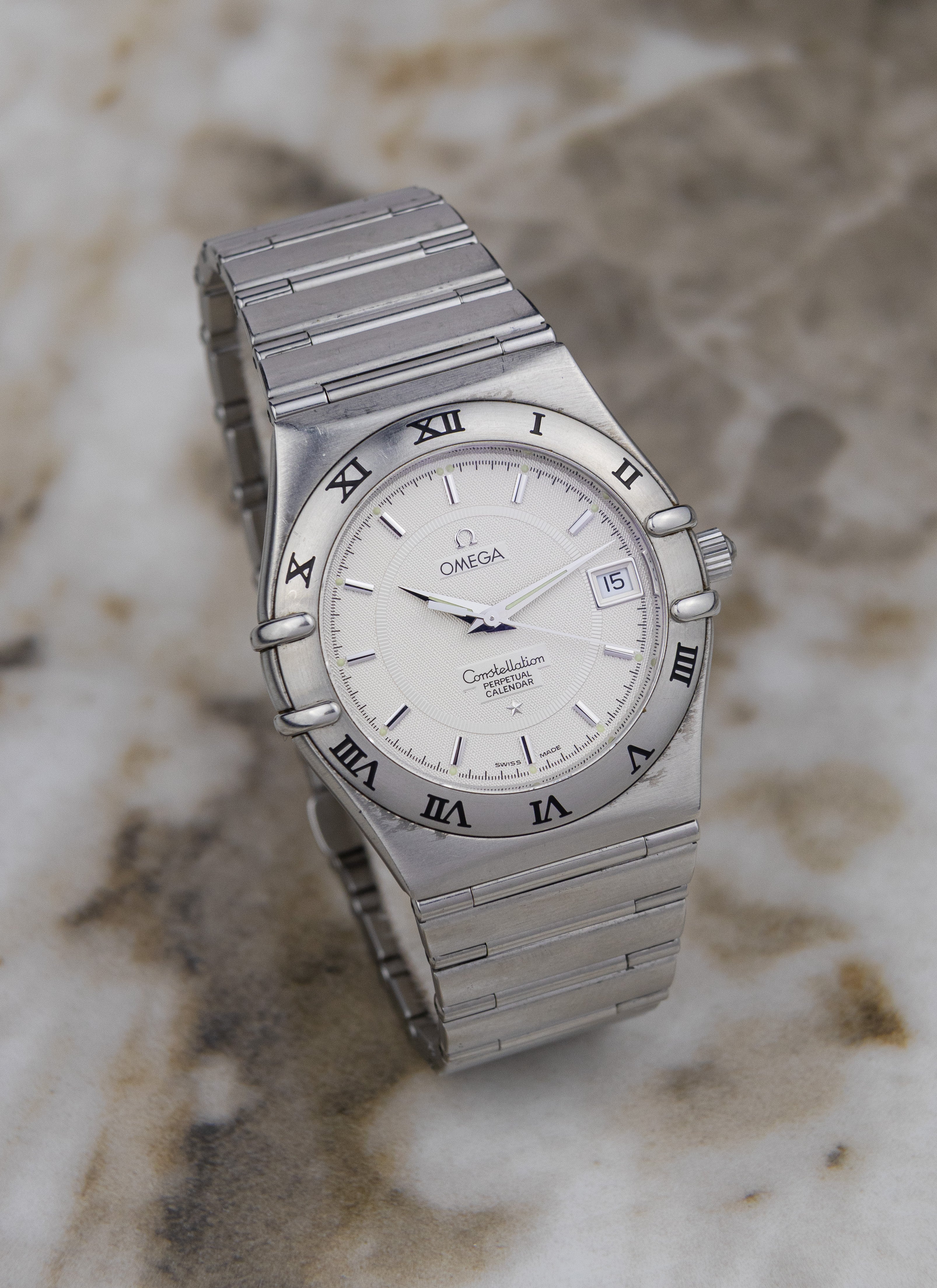 1995 Omega Constellation Manhattan Perpetual Calendar 1552.30