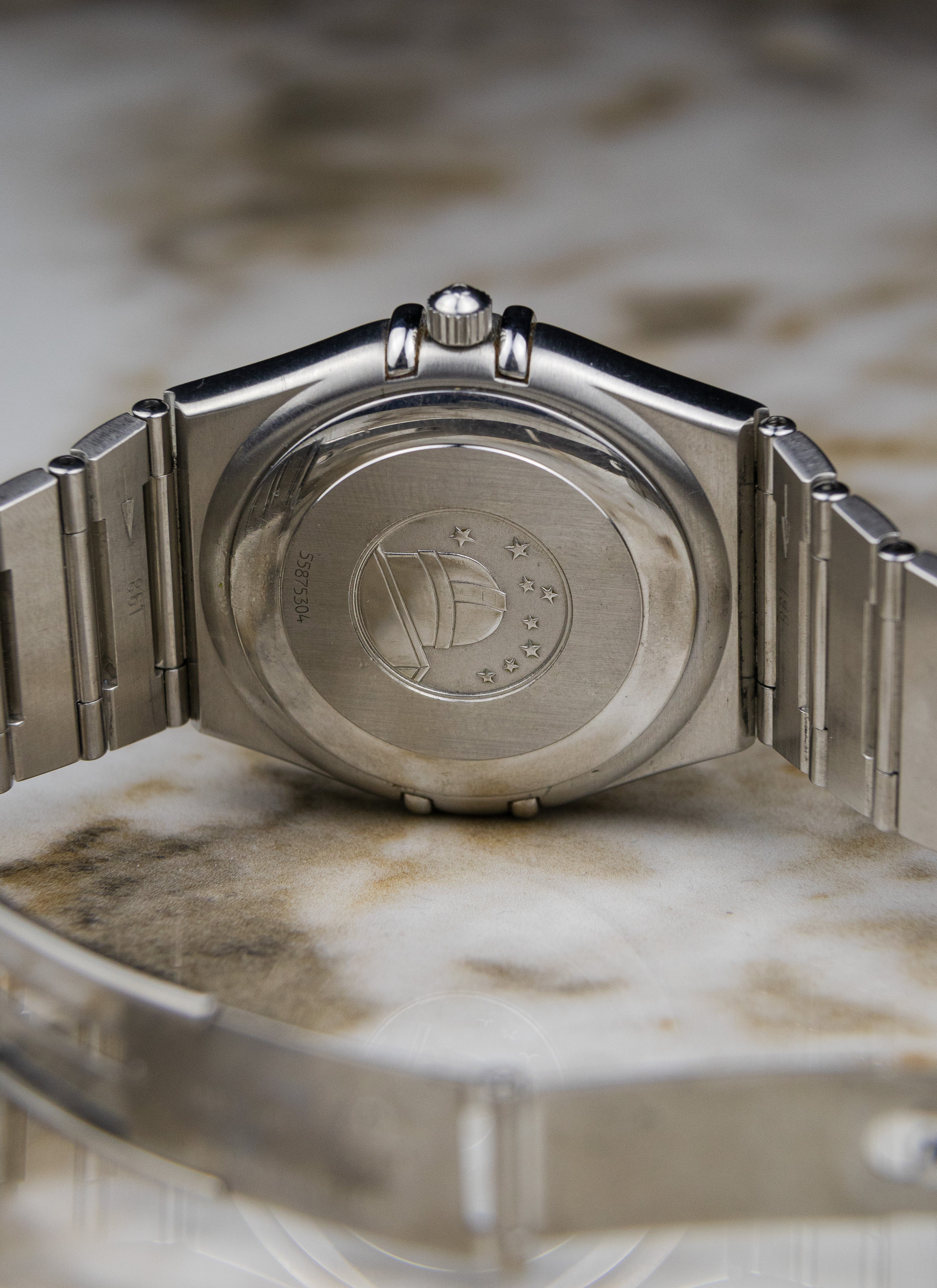 1995 Omega Constellation Manhattan Perpetual Calendar 1552.30