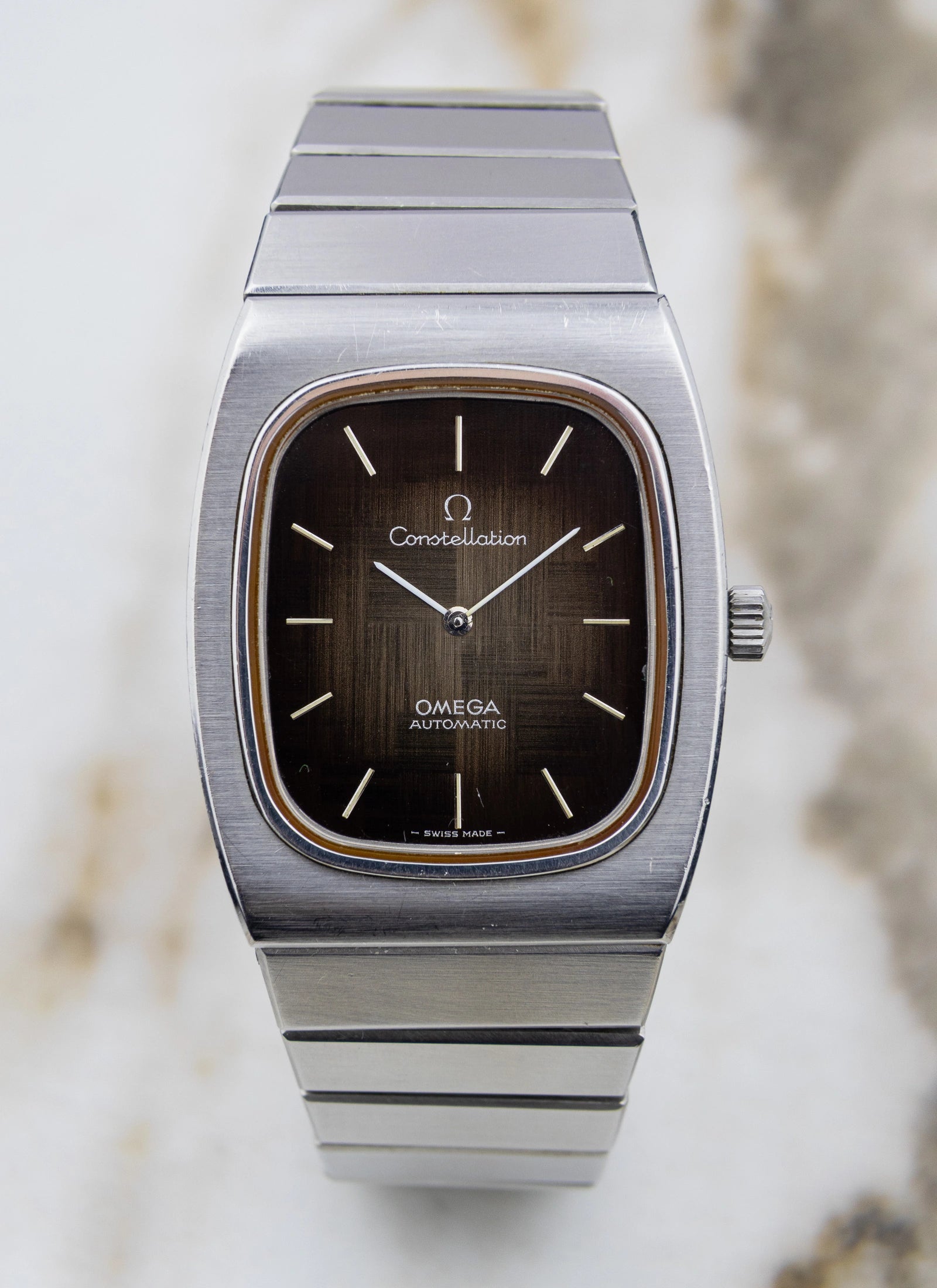 1974 Omega Constellation 155.022 cal. 711 Brown Mosaic Dial