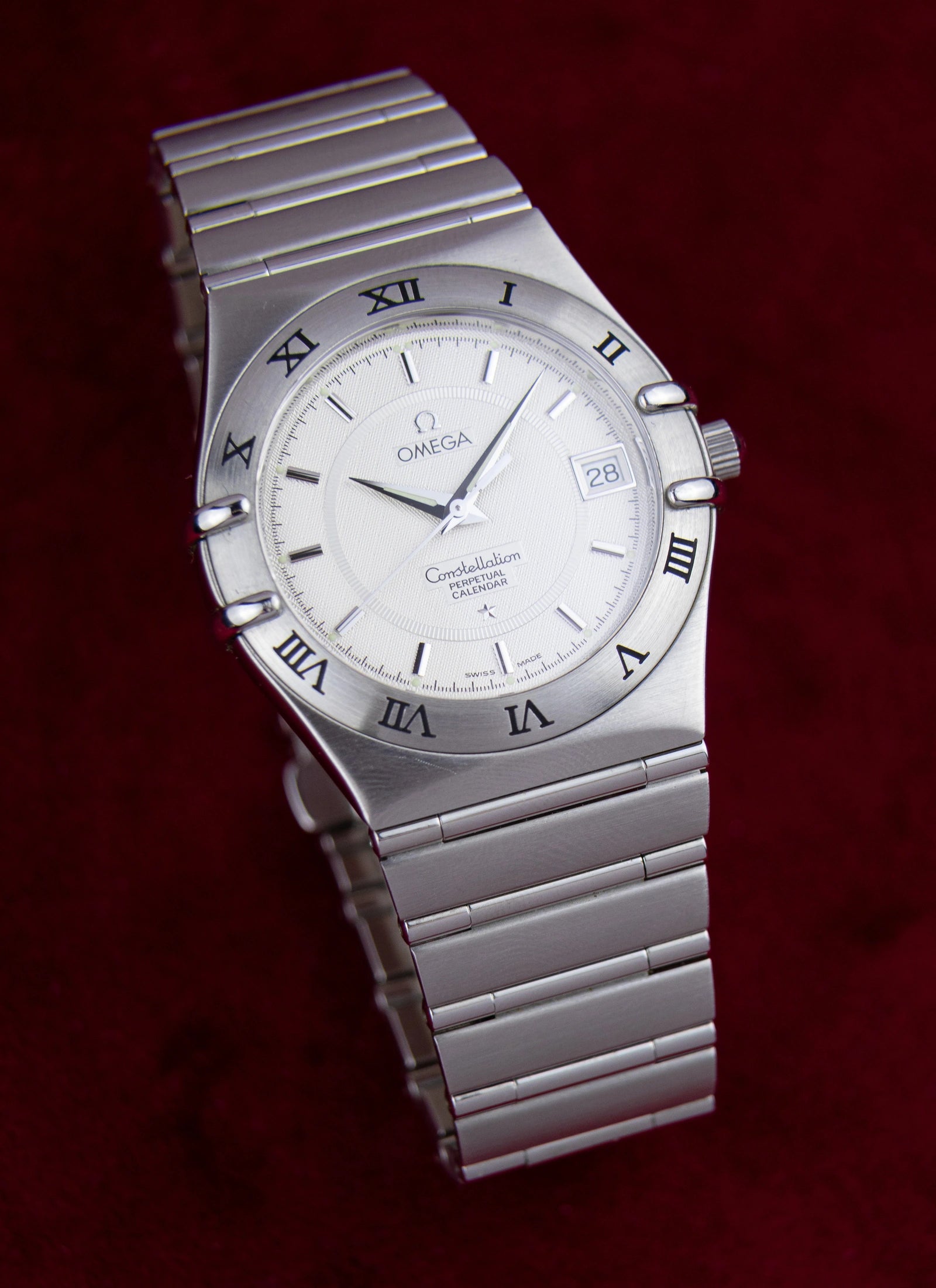 1998 Omega Constellation Manhattan Perpetual Calendar 1552.30