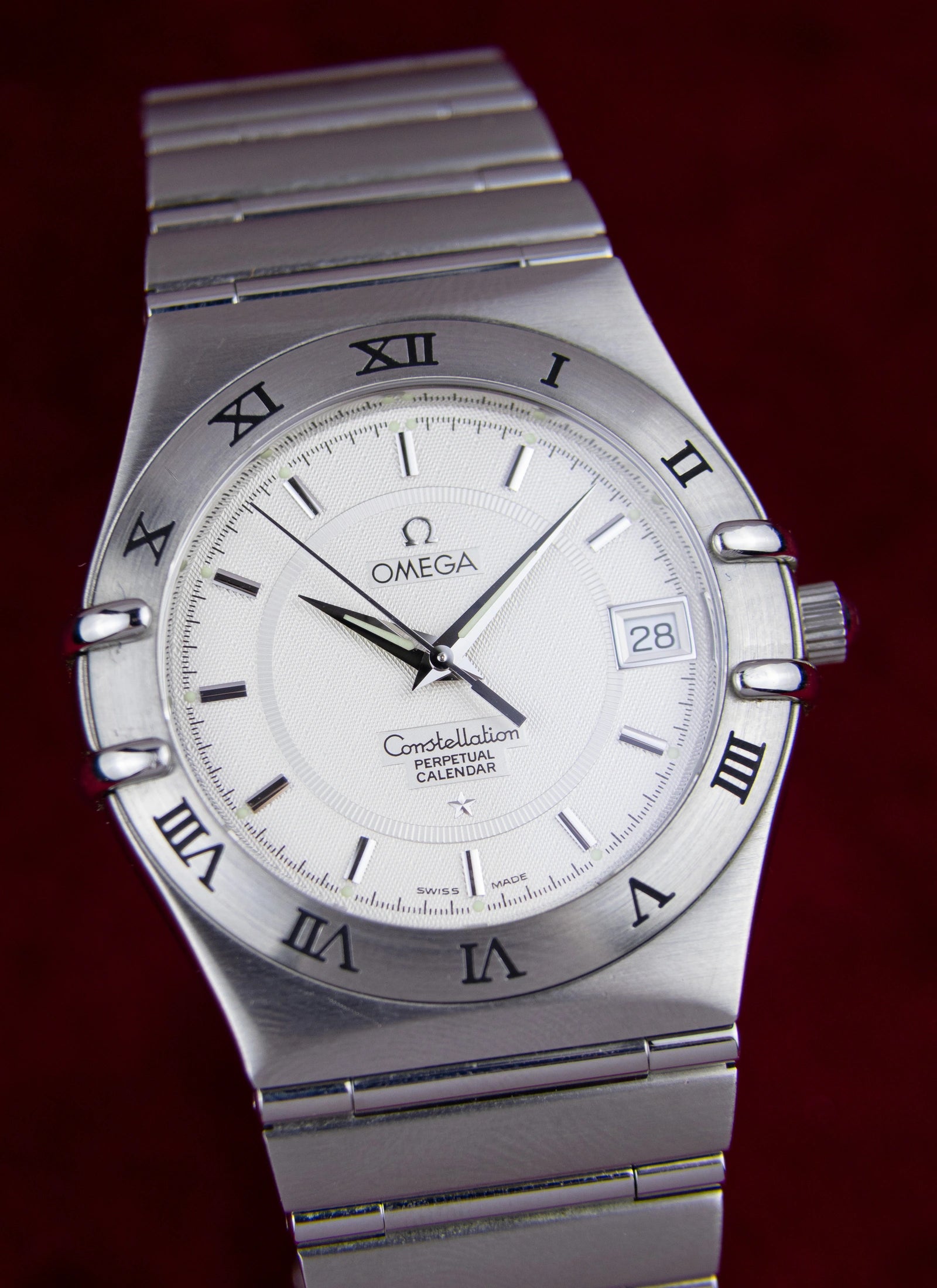 1998 Omega Constellation Manhattan Perpetual Calendar 1552.30