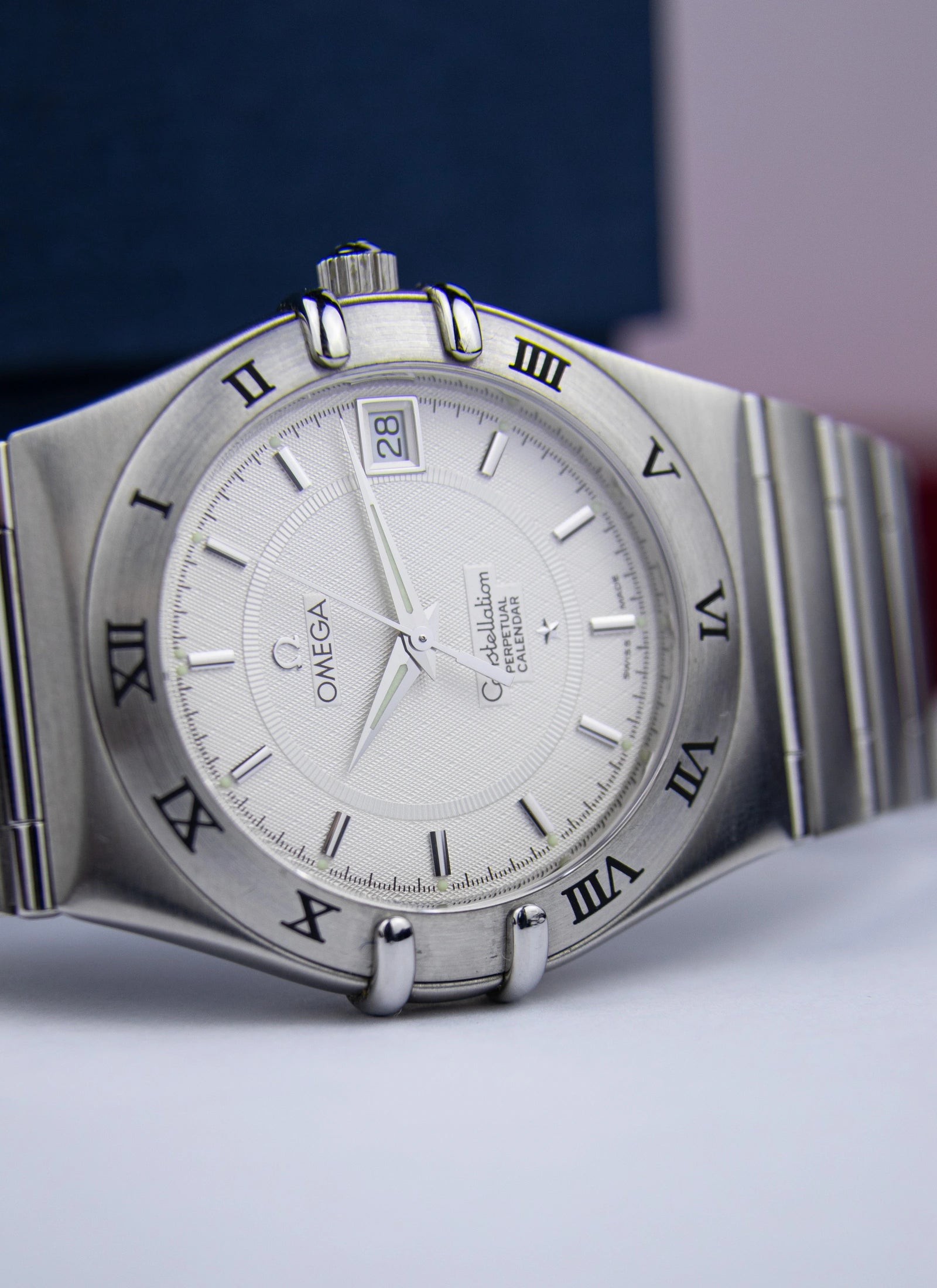 1998 Omega Constellation Manhattan Perpetual Calendar 1552.30