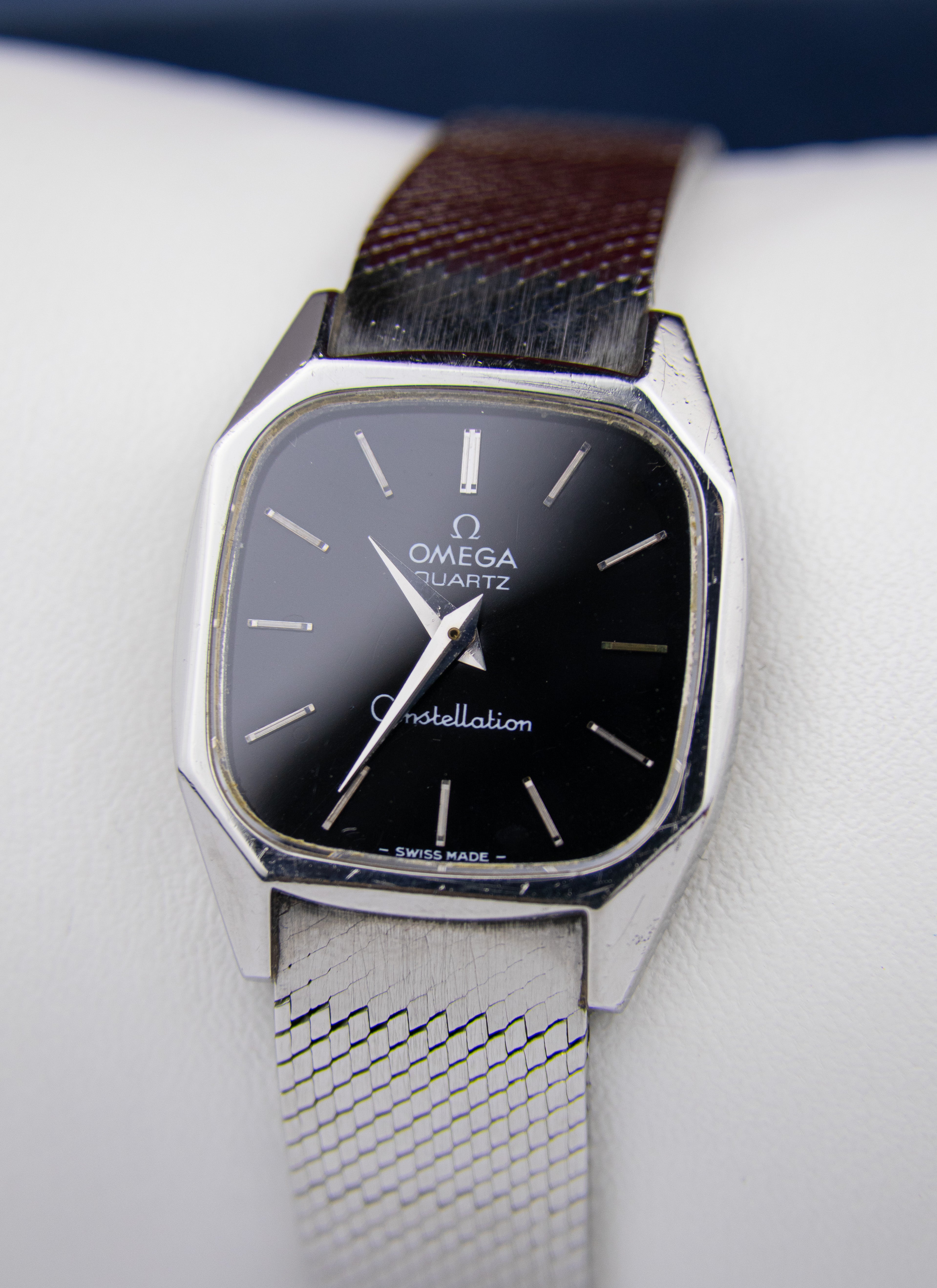 Ca. 1977 Lady Omega Constellation Black Dial