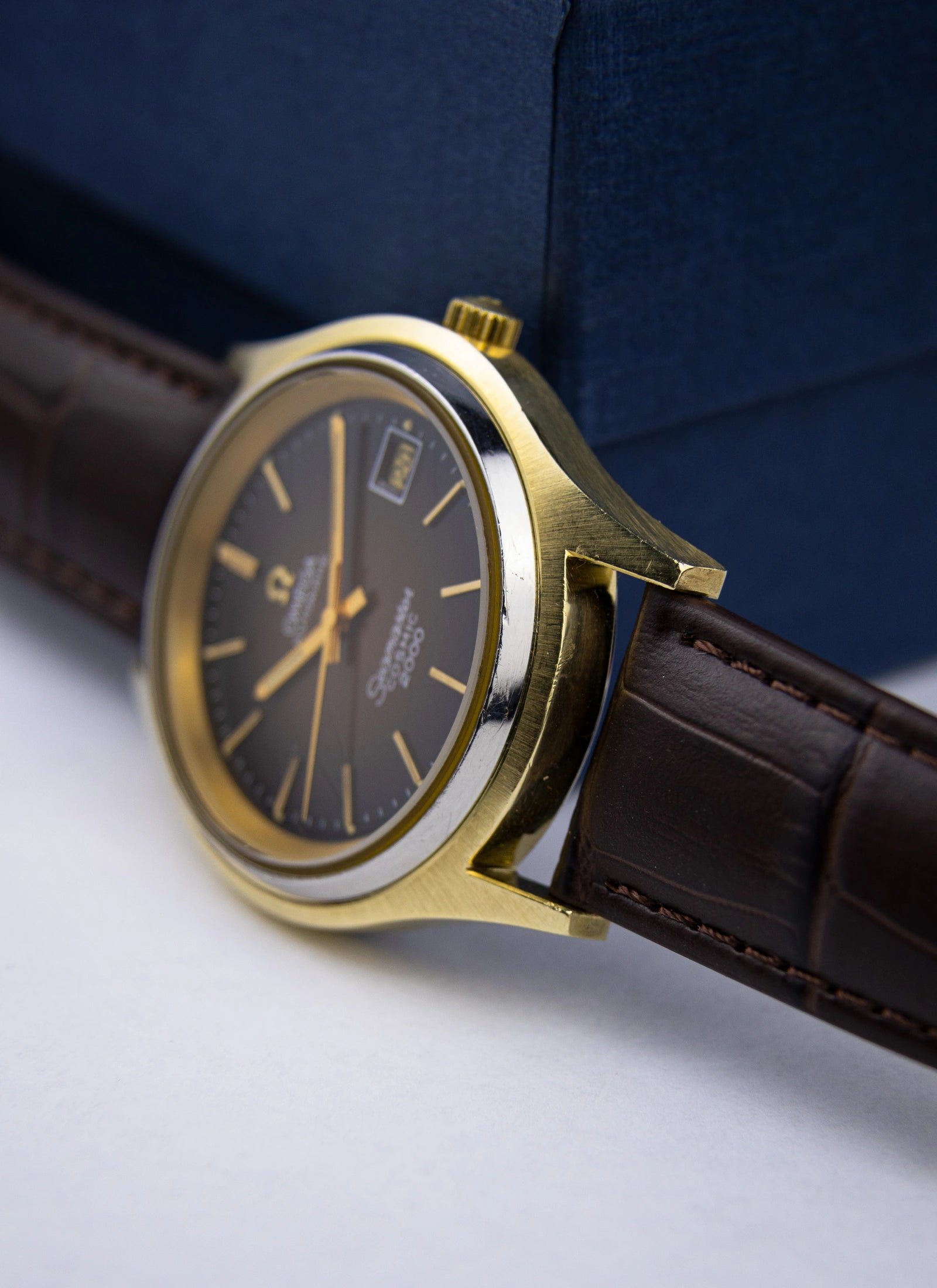 1970s Omega Seamaster Cosmic 2000 Brown Vignette 166.0128 cal. 1012