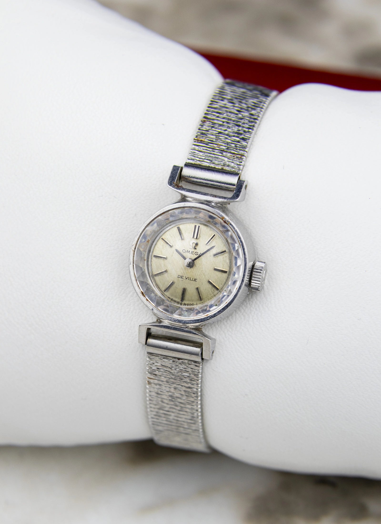 1969 Ladies Omega De Ville Cocktail Watch Grey Dial 511.254 cal. 485