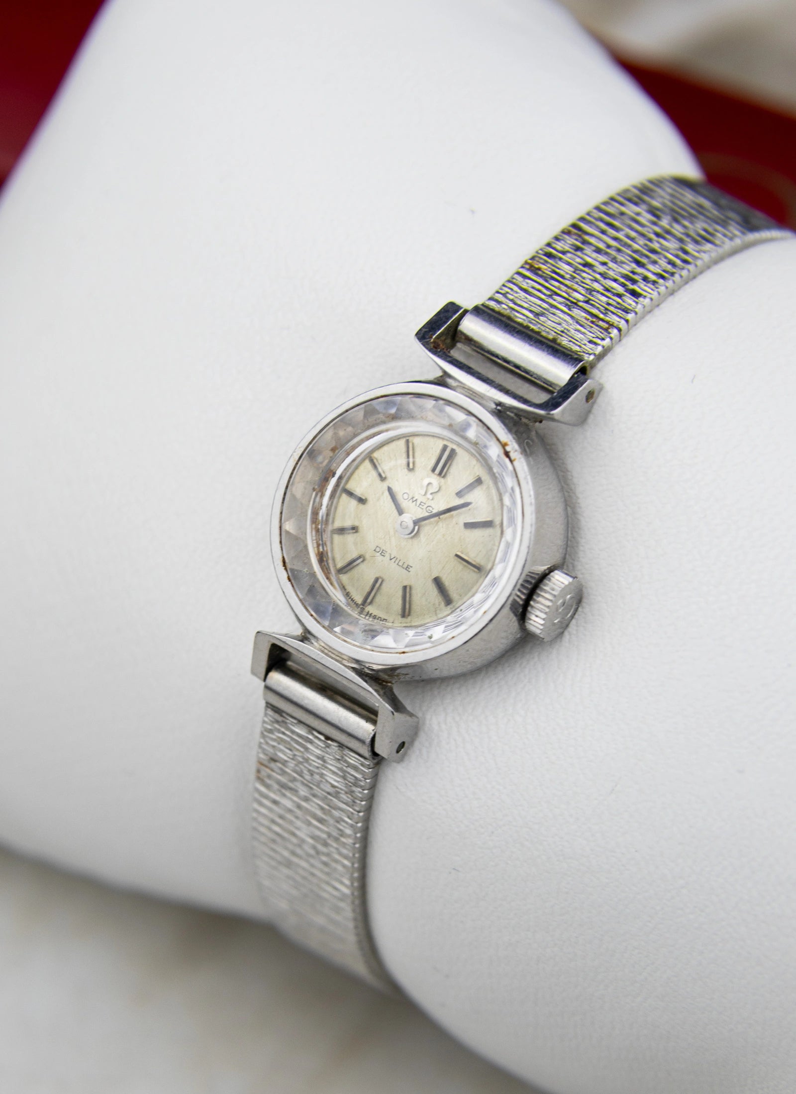 1969 Ladies Omega De Ville Cocktail Watch Grey Dial 511.254 cal. 485