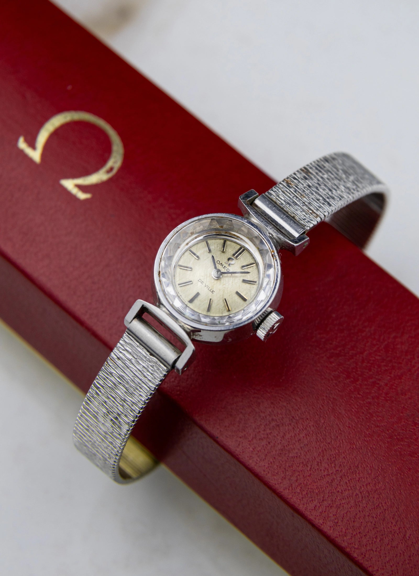 1969 Ladies Omega De Ville Cocktail Watch Grey Dial 511.254 cal. 485