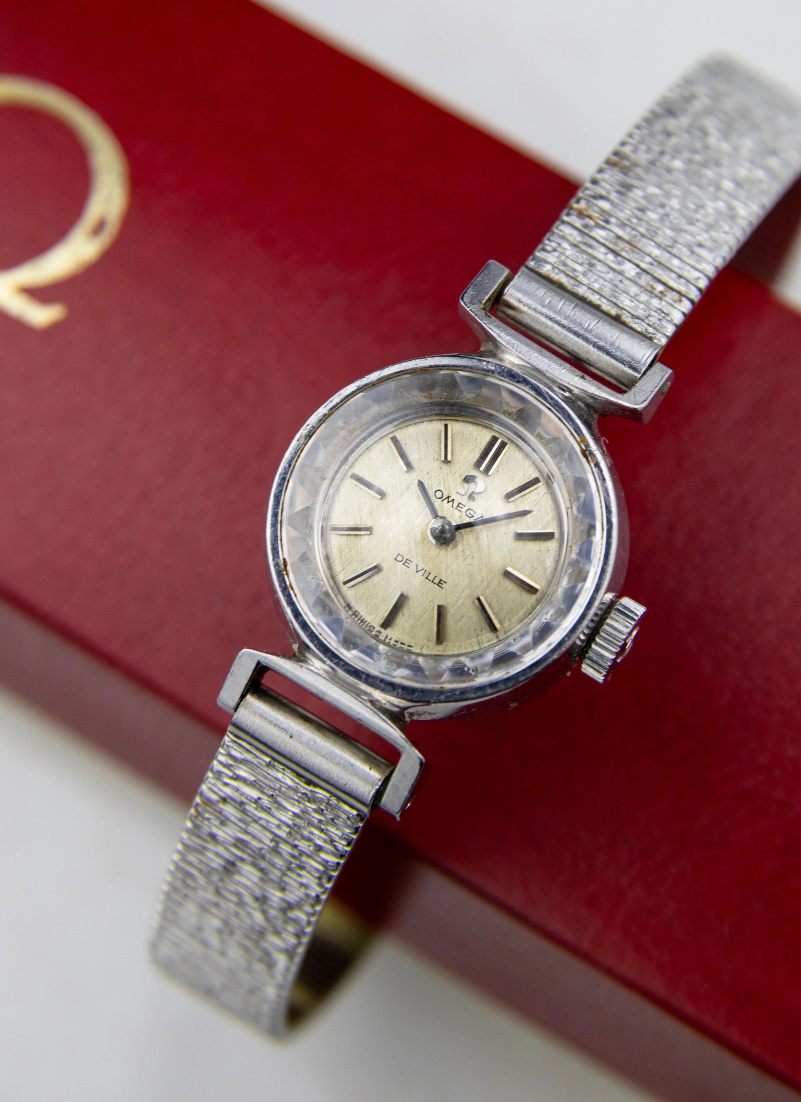 1969 Ladies Omega De Ville Cocktail Watch Grey Dial 511.254 cal. 485