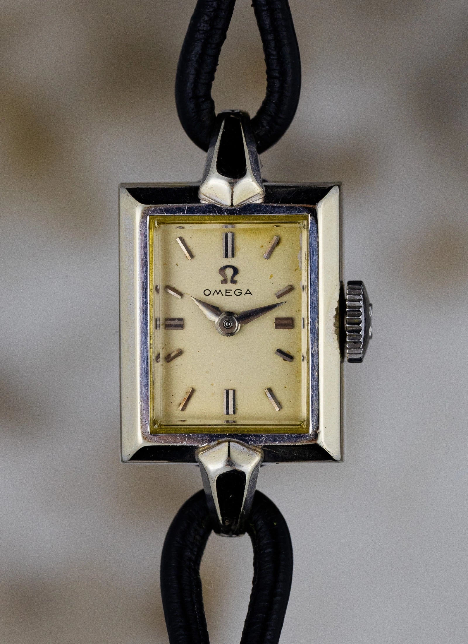 1959 18K White Gold Plated Omega Lady ref. A5267 Cal. 482